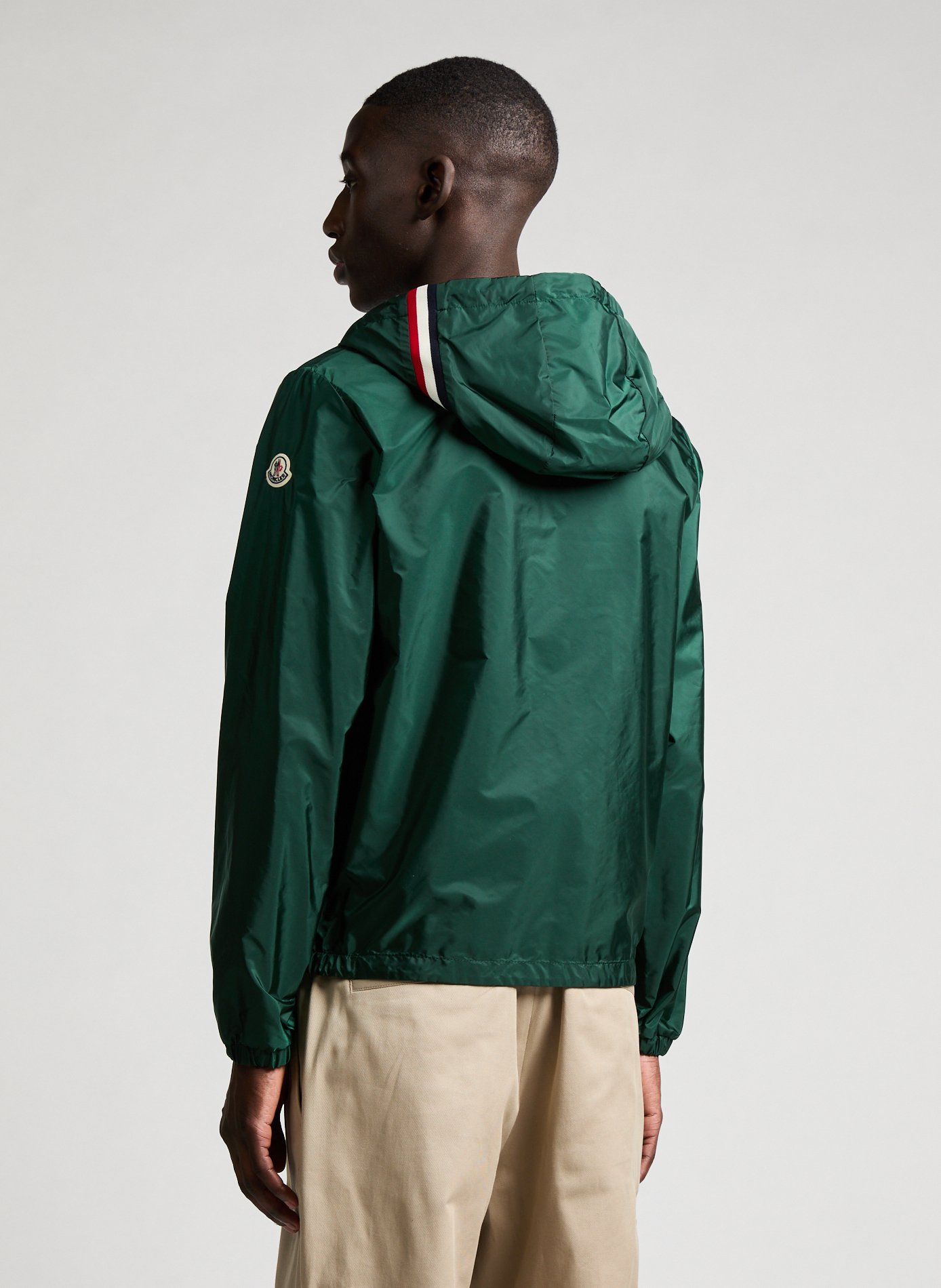 Recycled polyester-Blend windbreaker jacket - Moncler Men Recycled polyester-Blend windbreaker jacket - Moncler Men