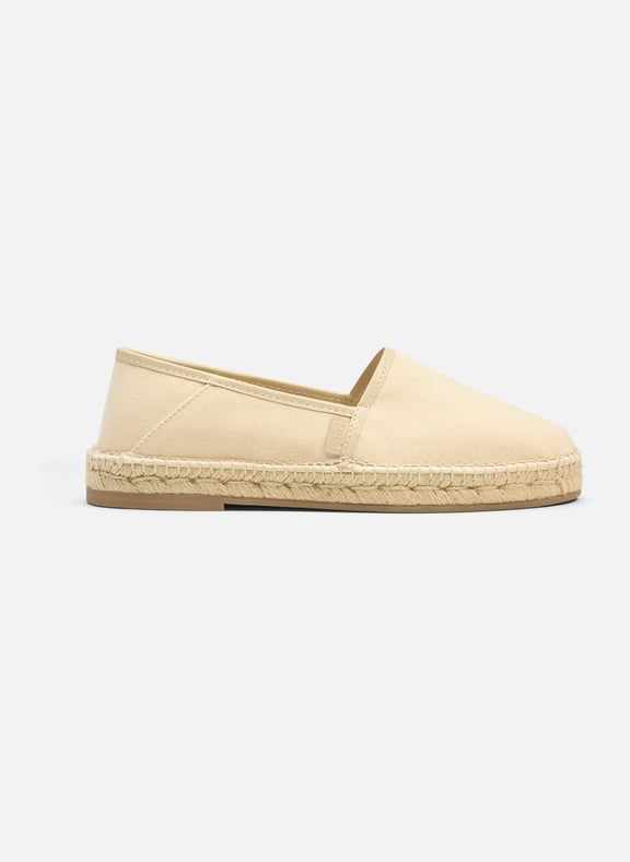 Espadrilles en canvas de coton unisexe Beige by AMI PARIS AMI PARIS Espadrilles en canvas de coton unisexe Beige