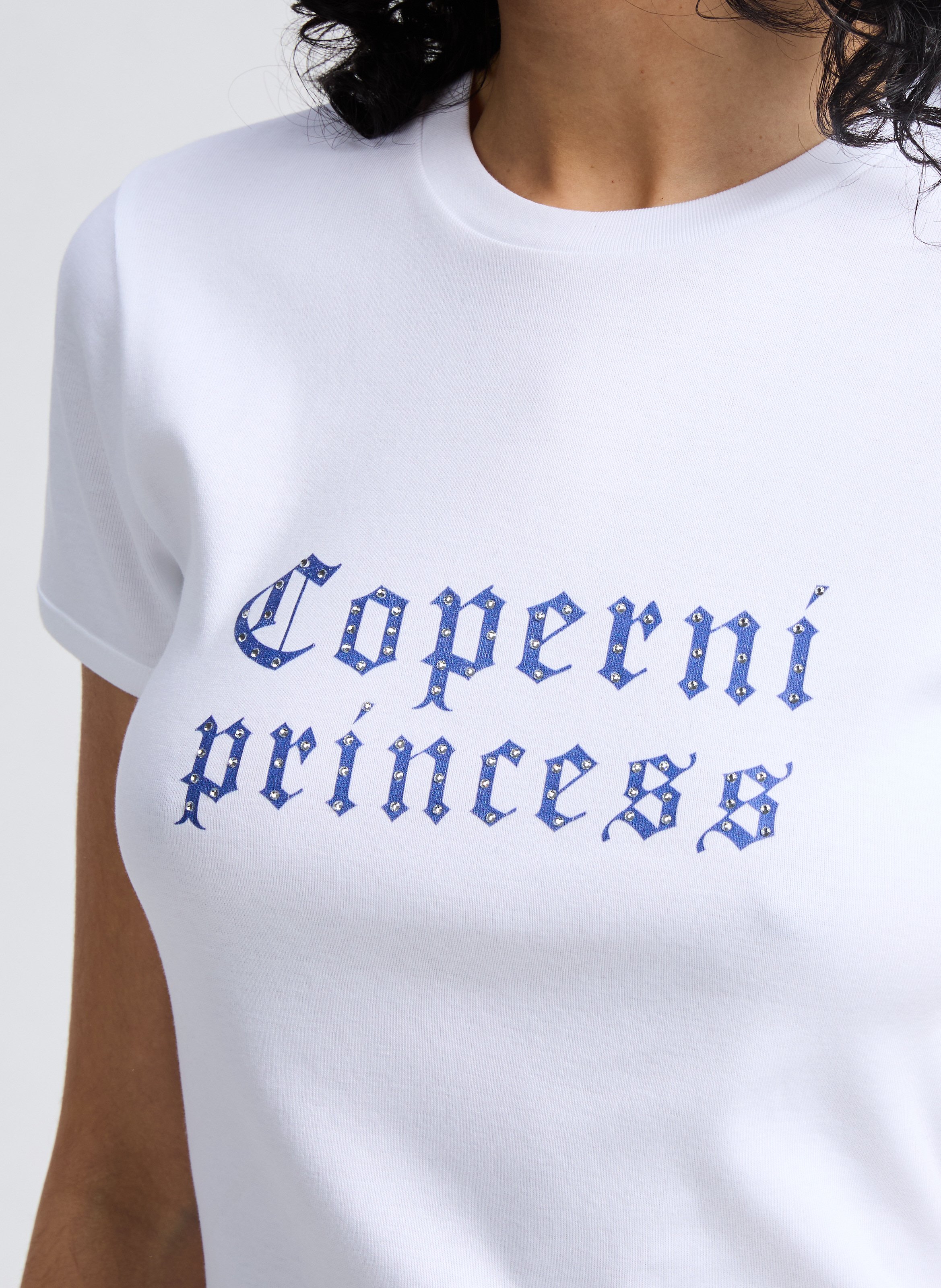 Top à logo COPERNI Blanc