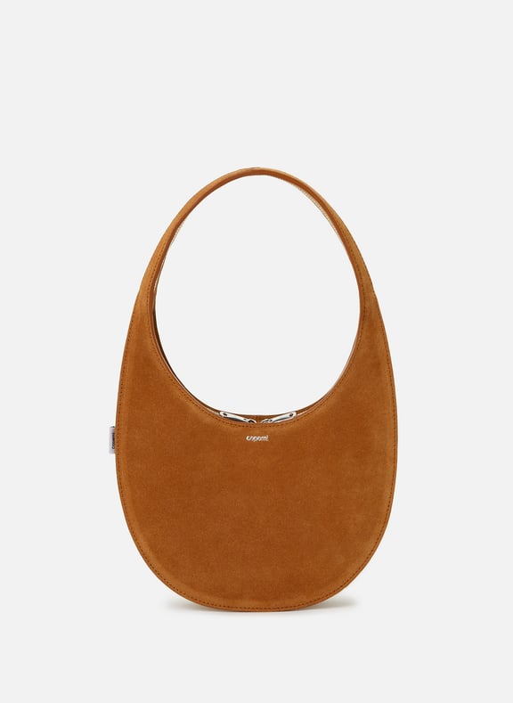 Sac à main Suede Double Mini Swipe Marron by COPERNI COPERNI Sac à main Suede Double Mini Swipe Marron