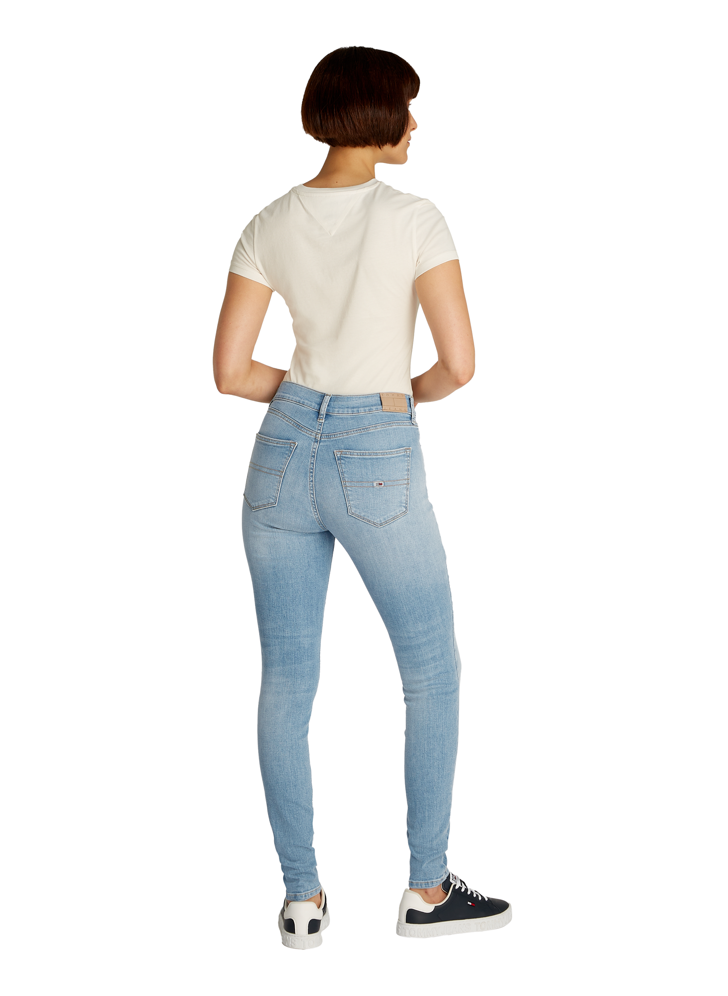 Mid-rise skinny jeans TOMMY HILFIGER Blue