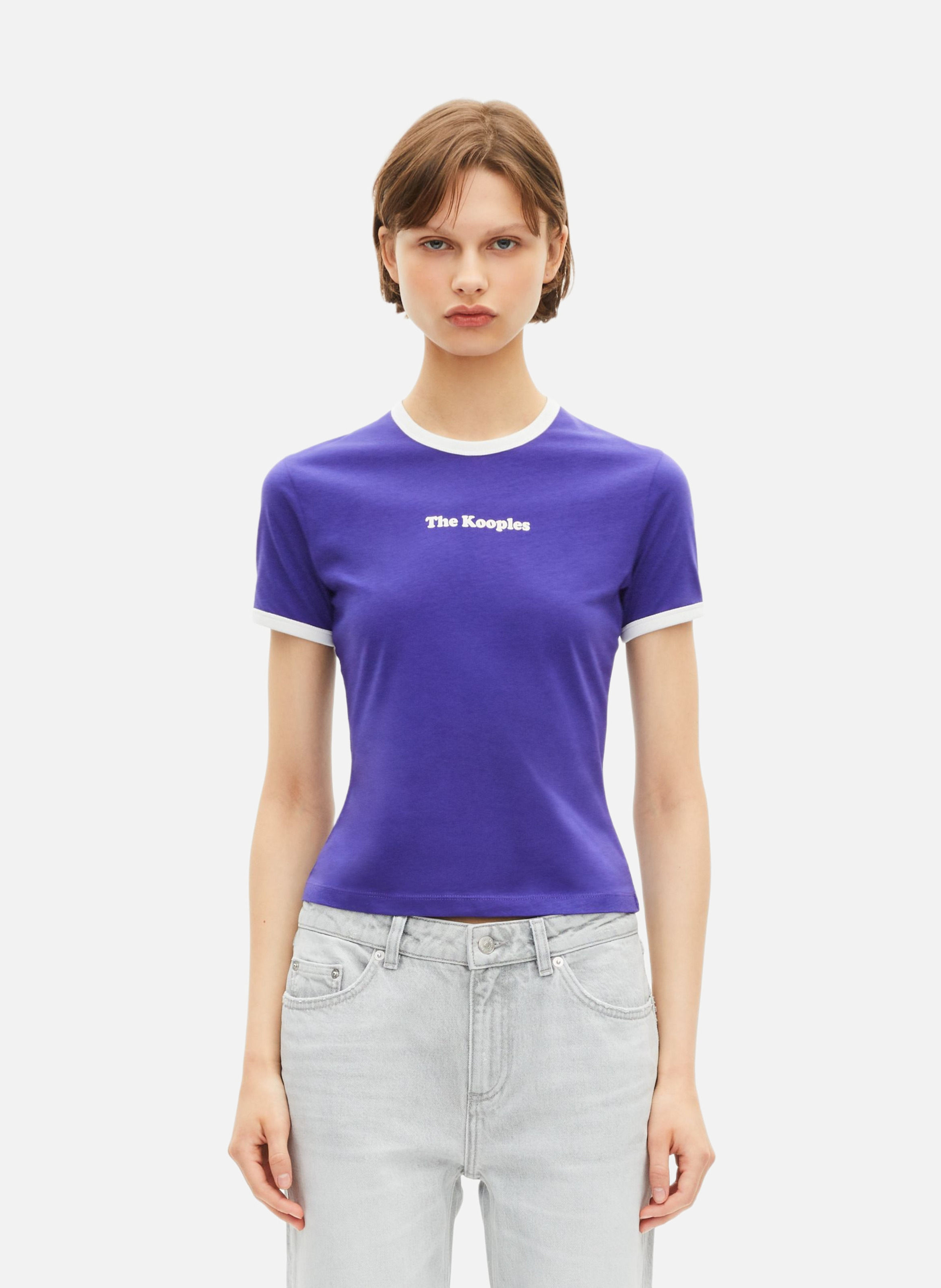 T-shirt avec sérigraphie THE KOOPLES Violet