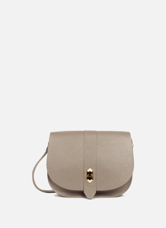 Shoulder bag - Top Double Grey by LANCASTER LANCASTER Shoulder bag - Top Double Grey