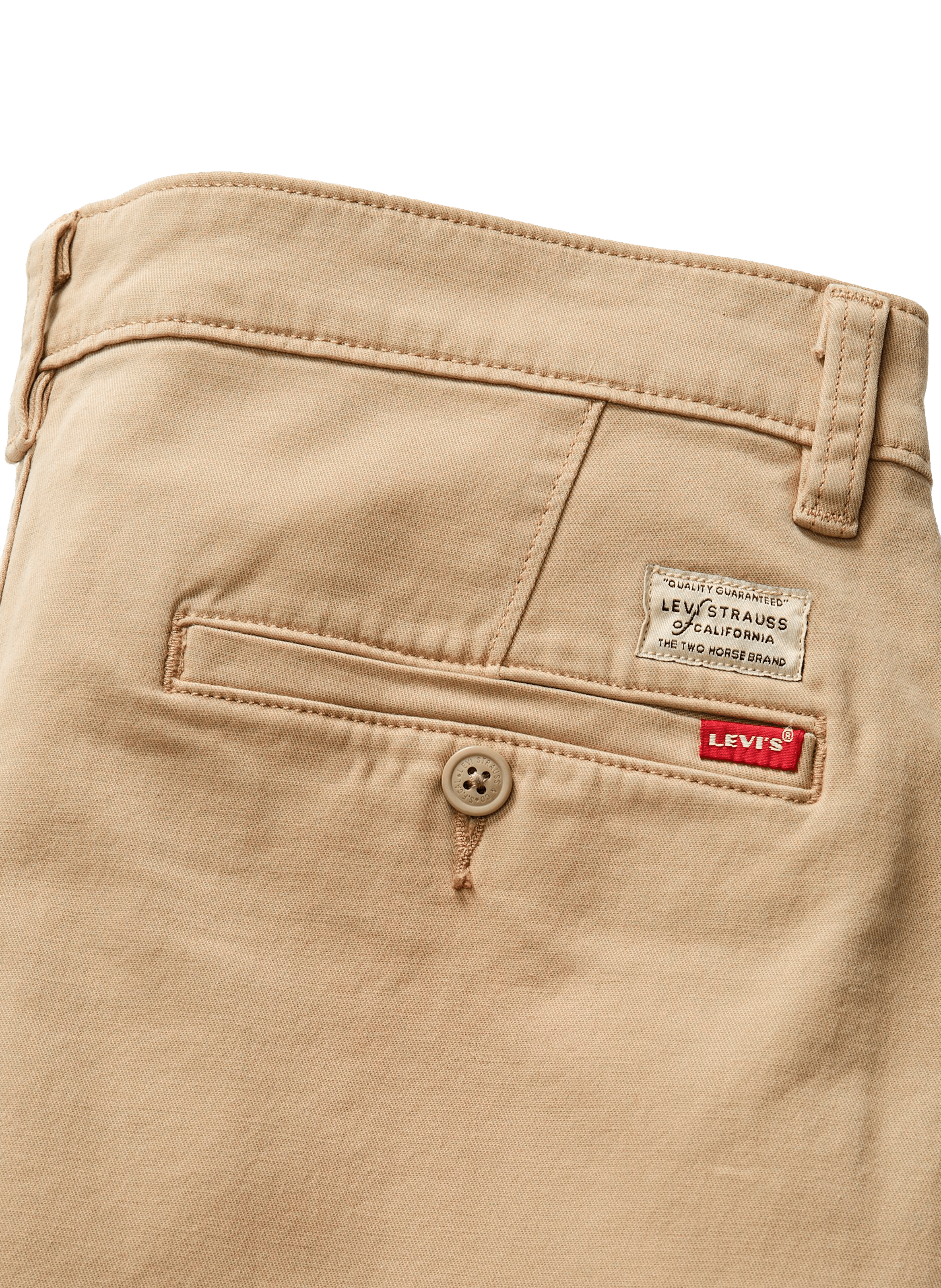 Ribbed trousers LEVI'S Beige