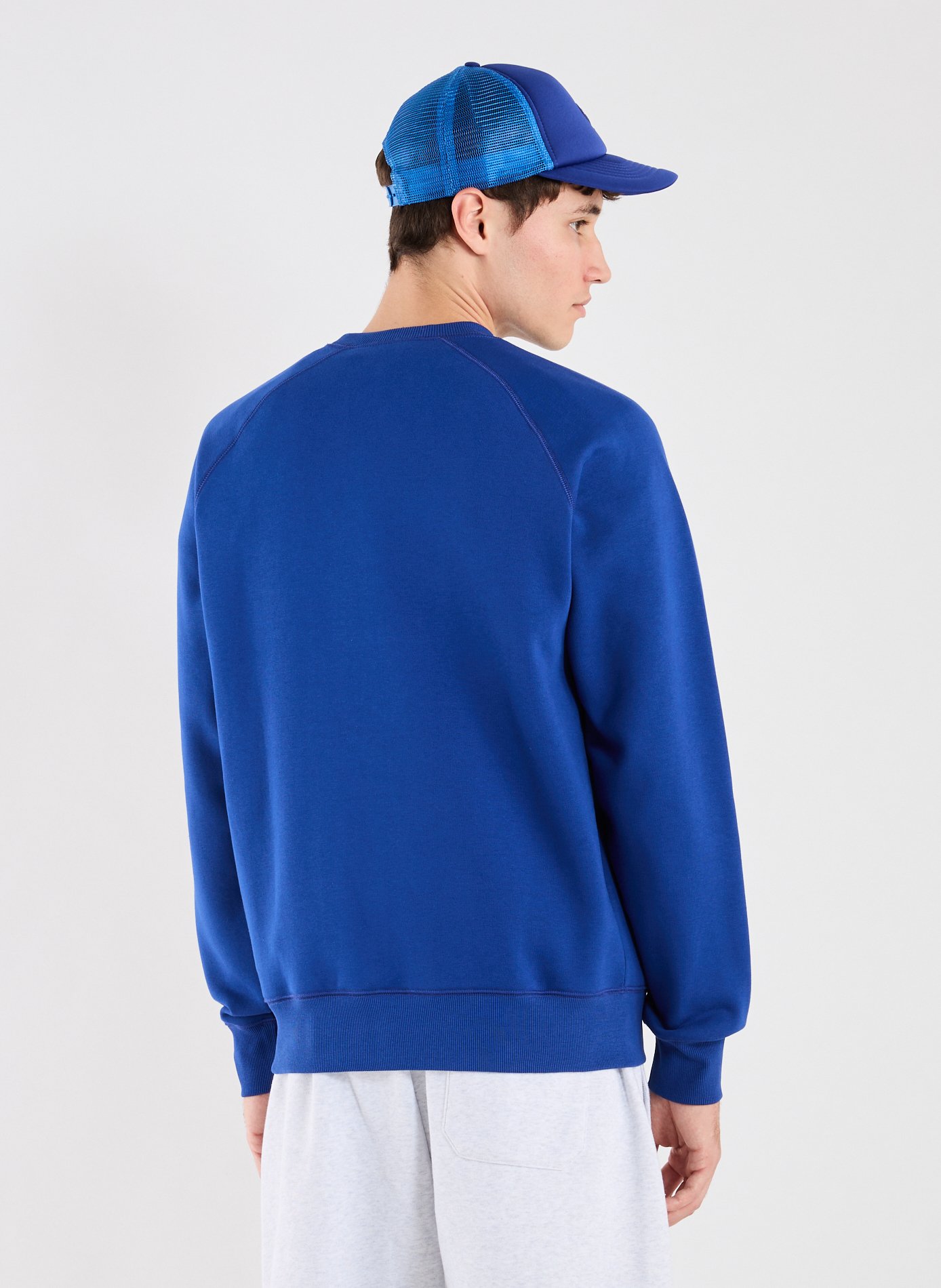 Sweatshirt en coton mélangé CARHARTT WIP Bleu
