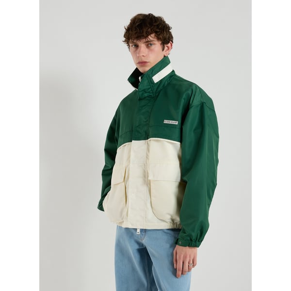 Guess Veste En Coupe Vent À Capuche In Green