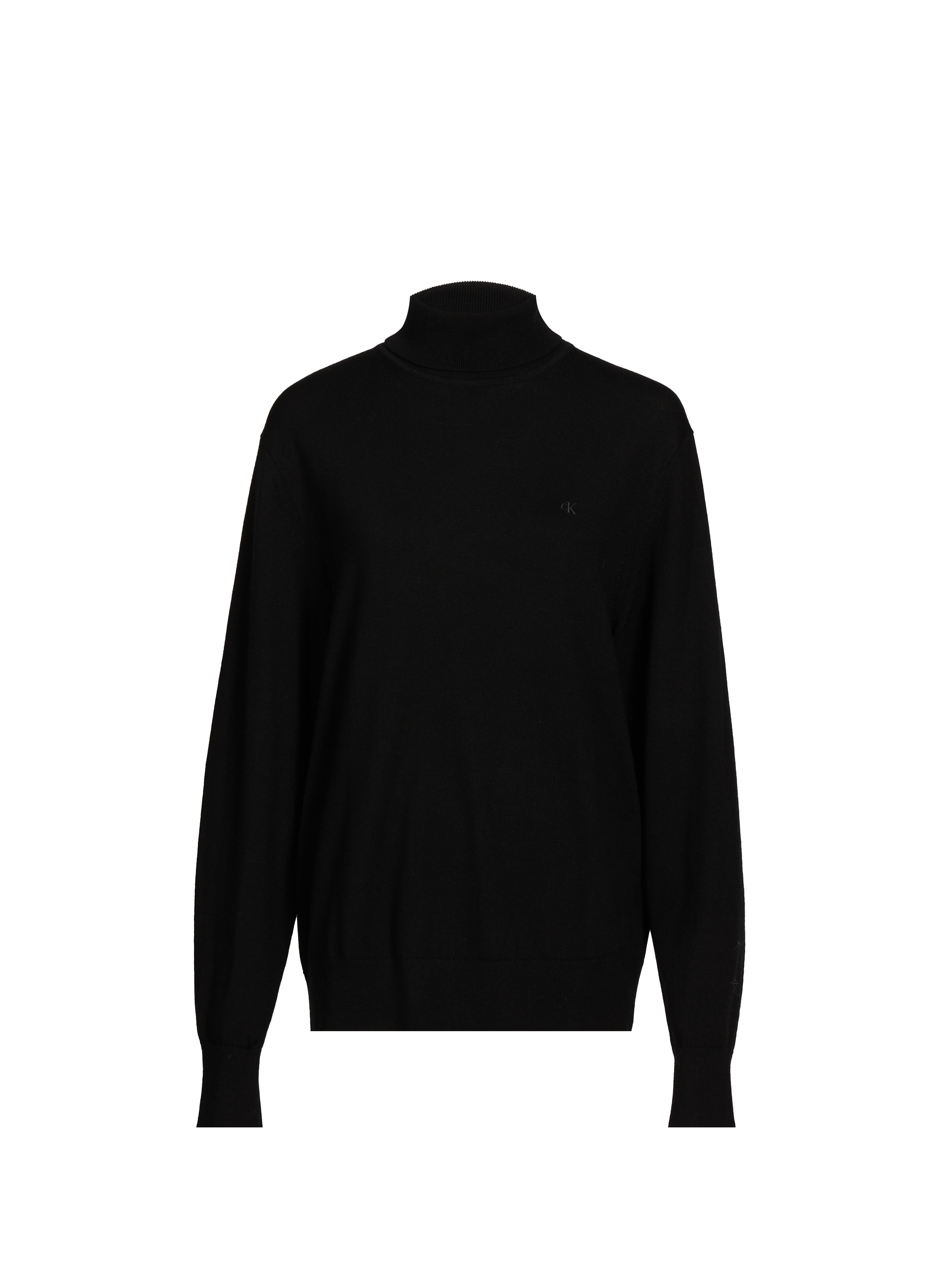 CALVIN KLEIN Wool turtleneck jumper Black