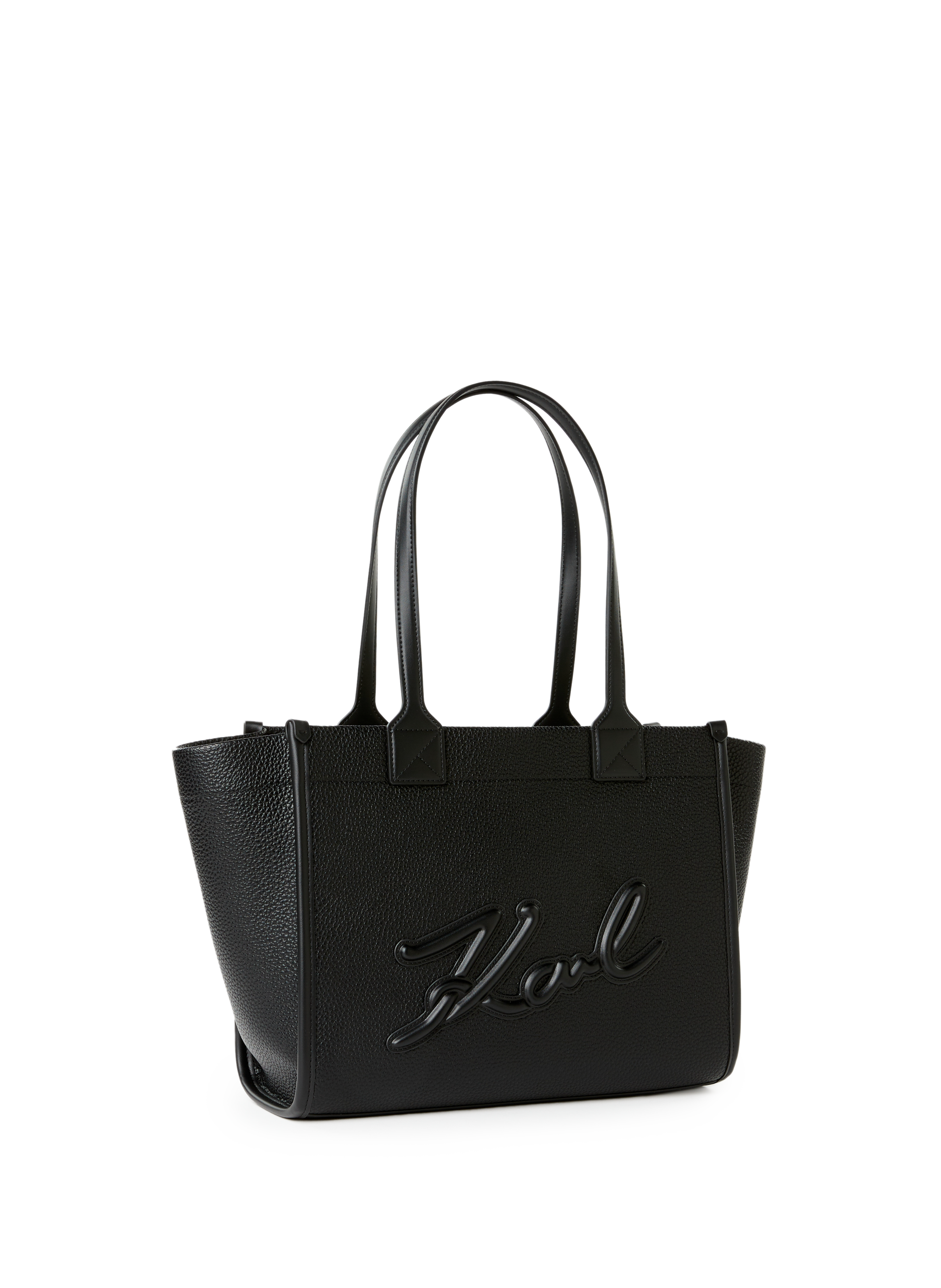 Sac épaule craquelé KARL LAGERFELD Noir