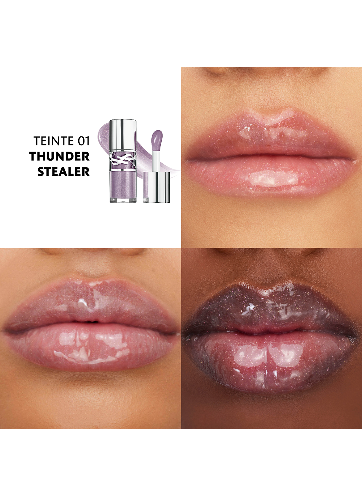 YSL Loveshine Gloss soin effet repulpant YVES SAINT LAURENT 01 thunder stealer