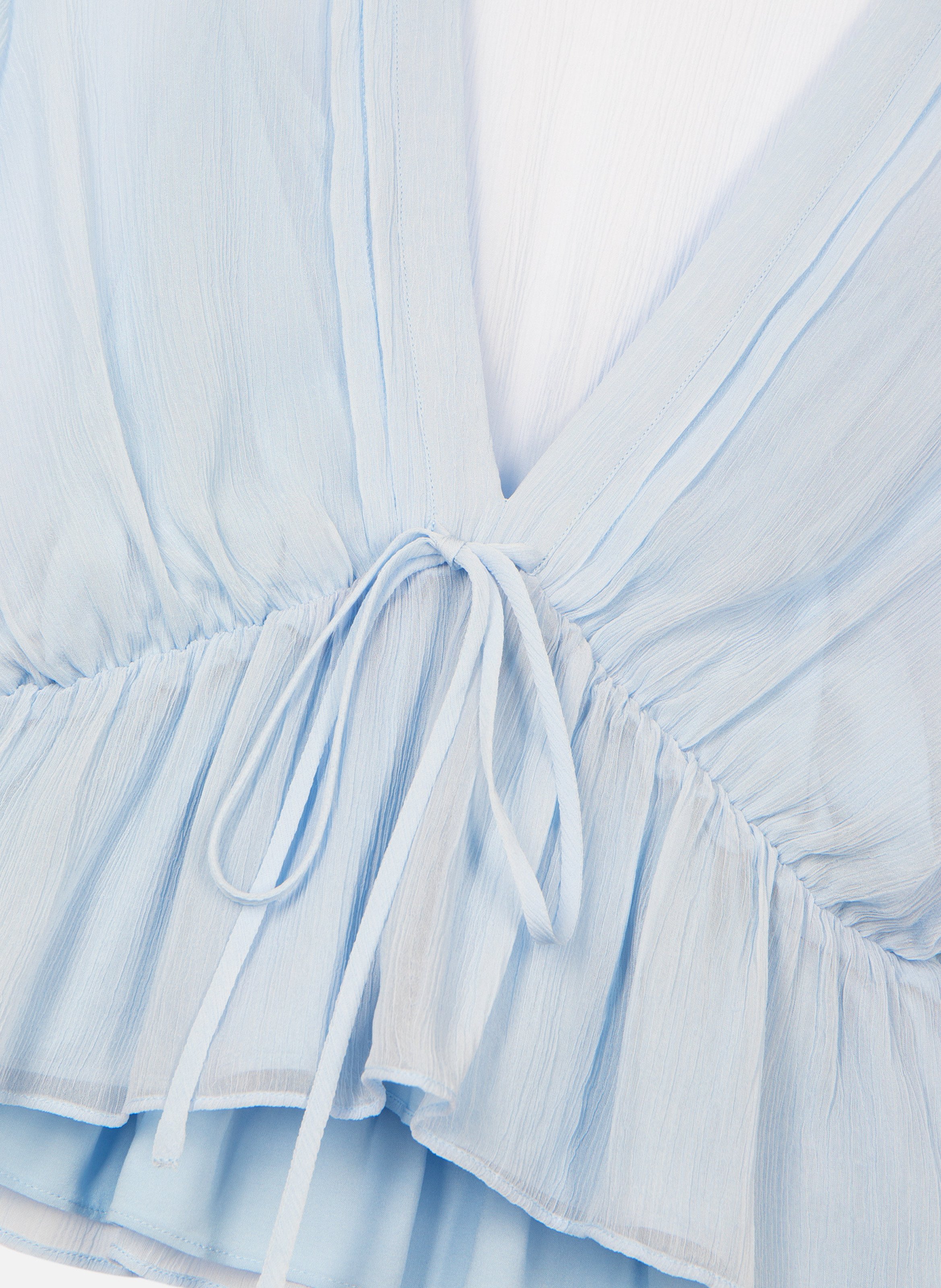 Blouse volantée THE KOOPLES Bleu