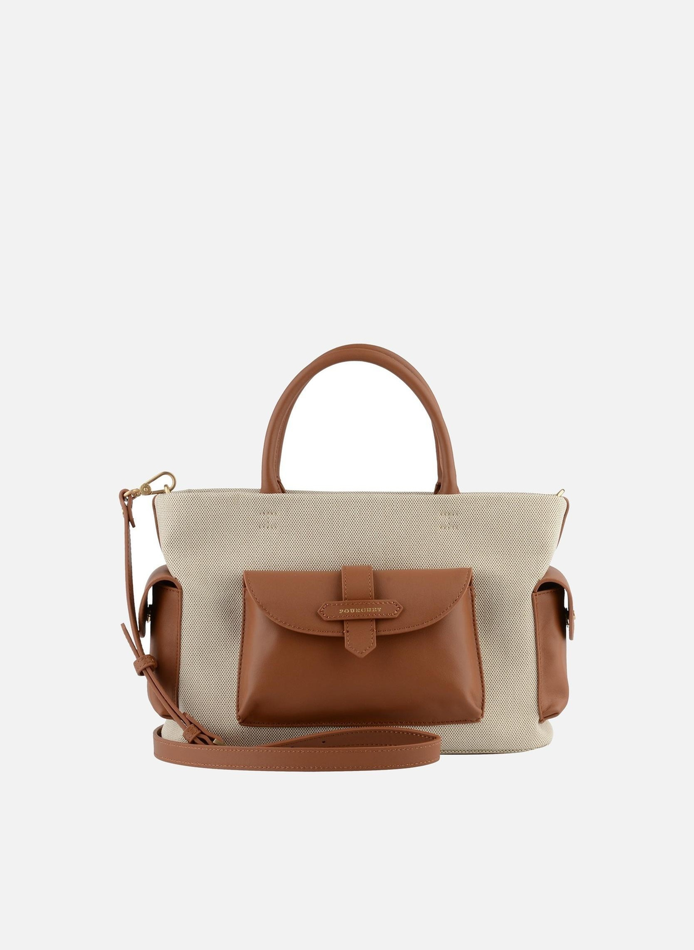 Reporter coton | sac à main POURCHET Doré