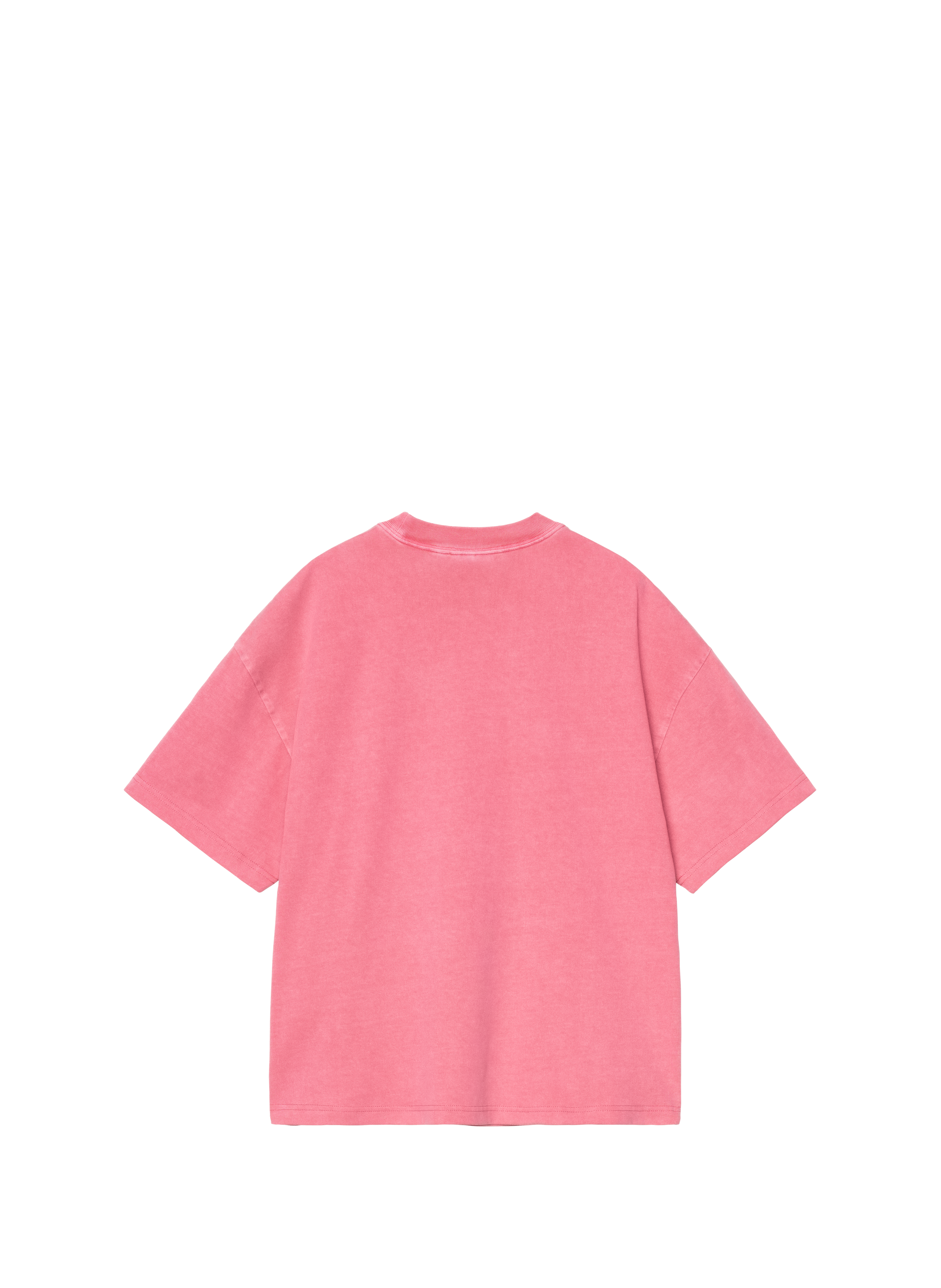 Cotton T-shirt with logo embroidery CARHARTT WIP Pink