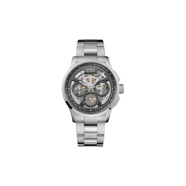 Montre Multifort Skeleton Chronographe en acier inoxydable Montre Multifort Skeleton Chronographe en acier inoxydable