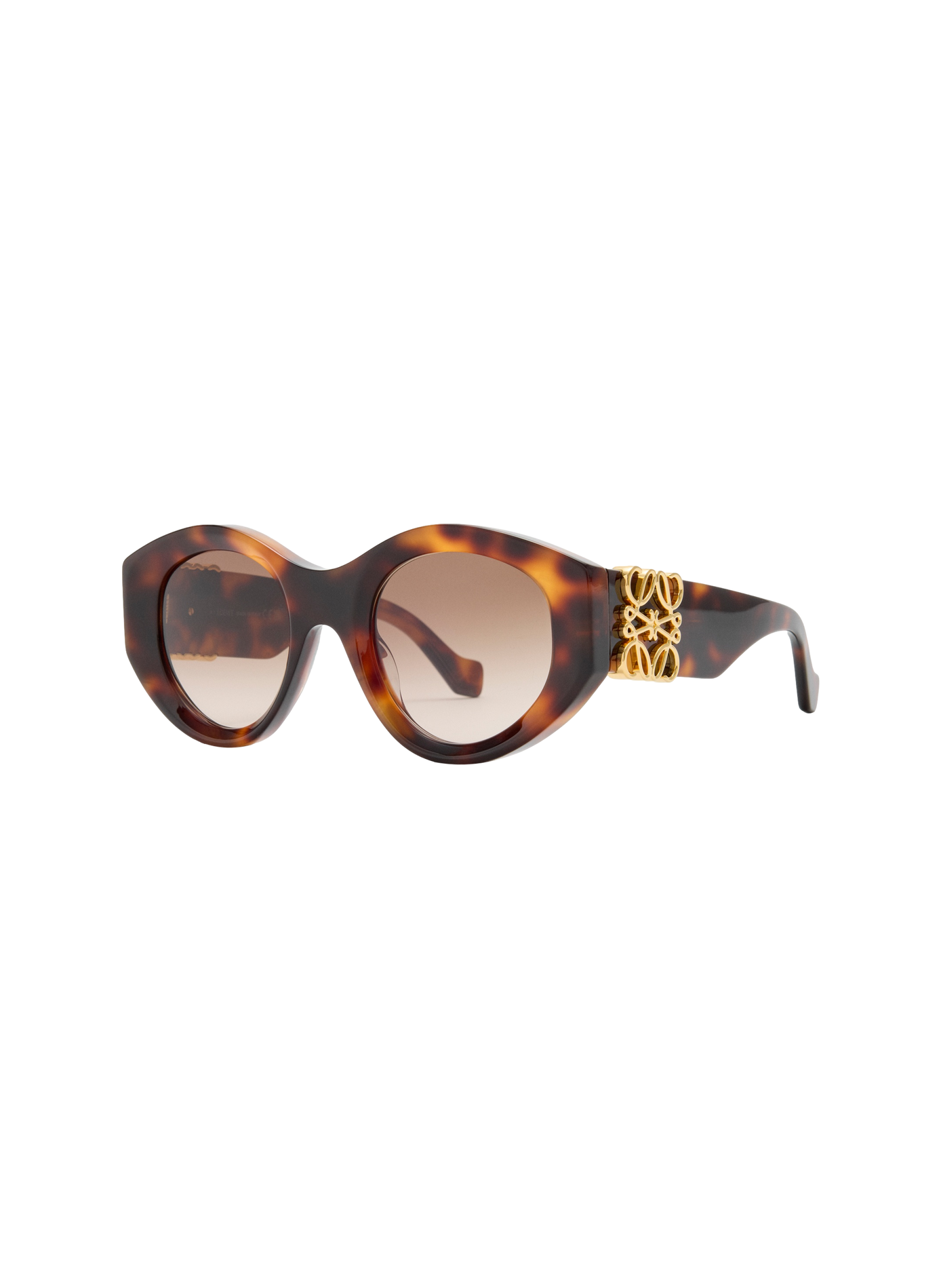 Lunettes de soleil Maxi Anagram Butterfly LOEWE Marron