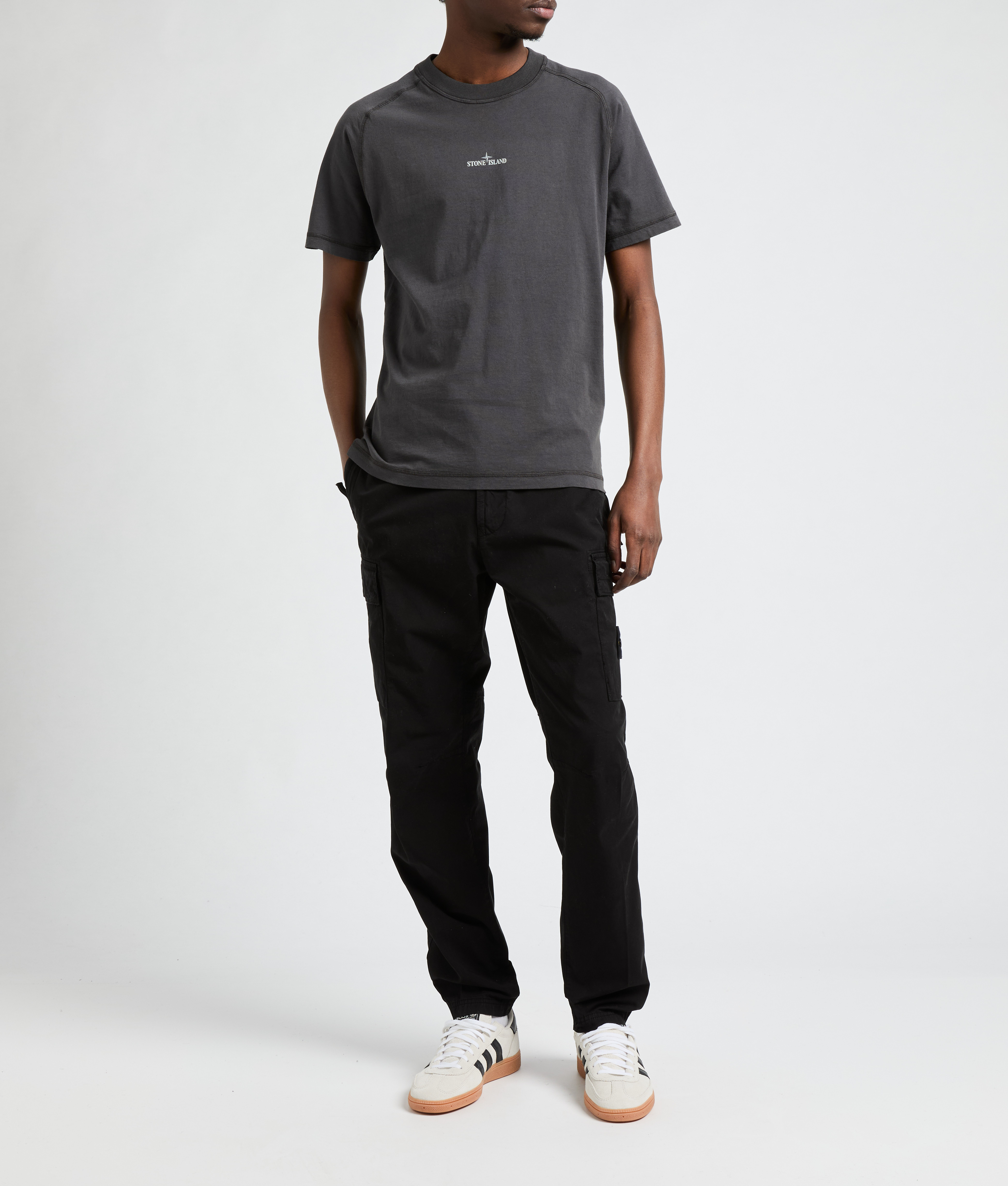 Pantalon cargo STONE ISLAND Noir