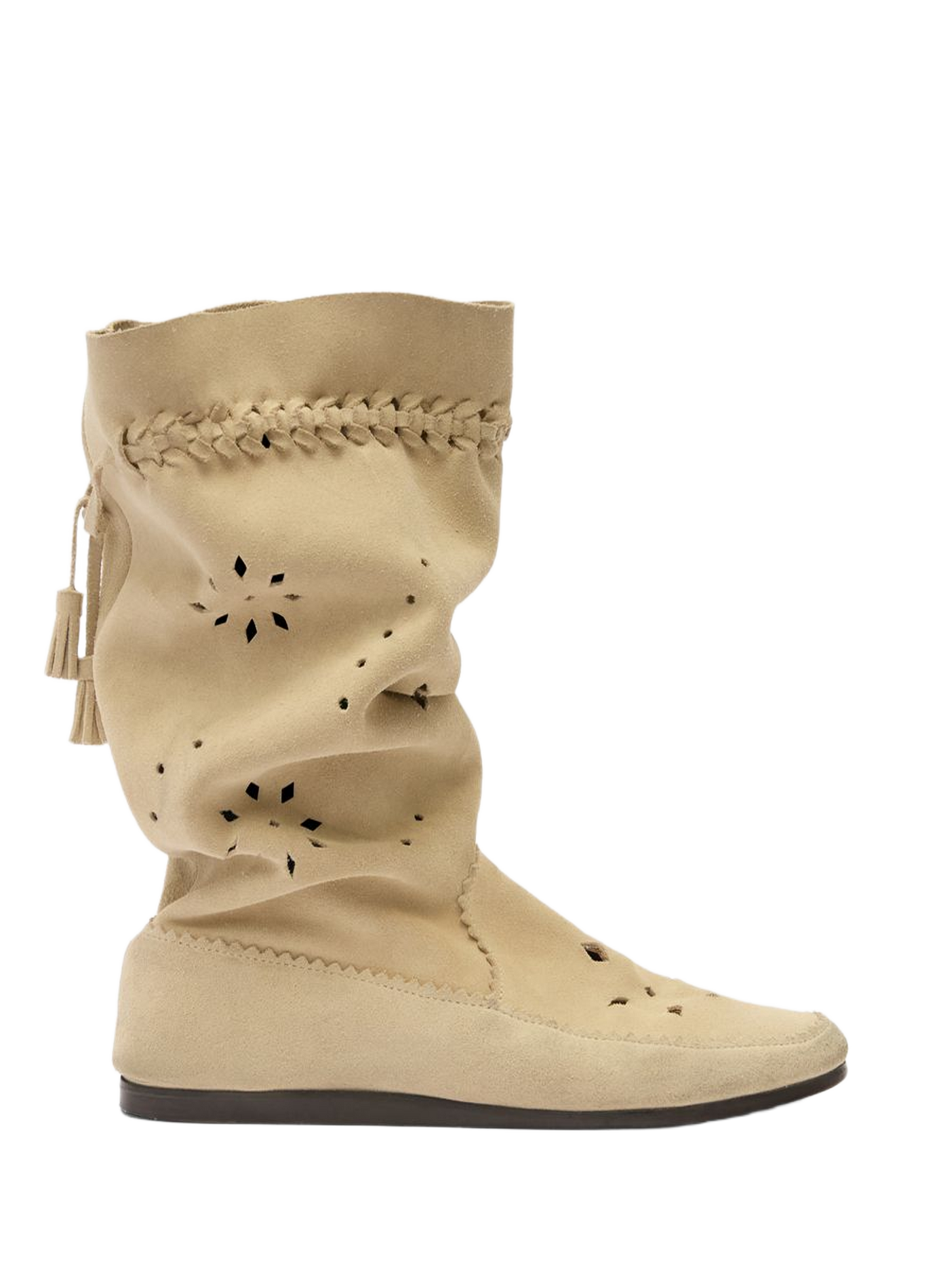 Soft suede calf Welky boots ISABEL MARANT Beige