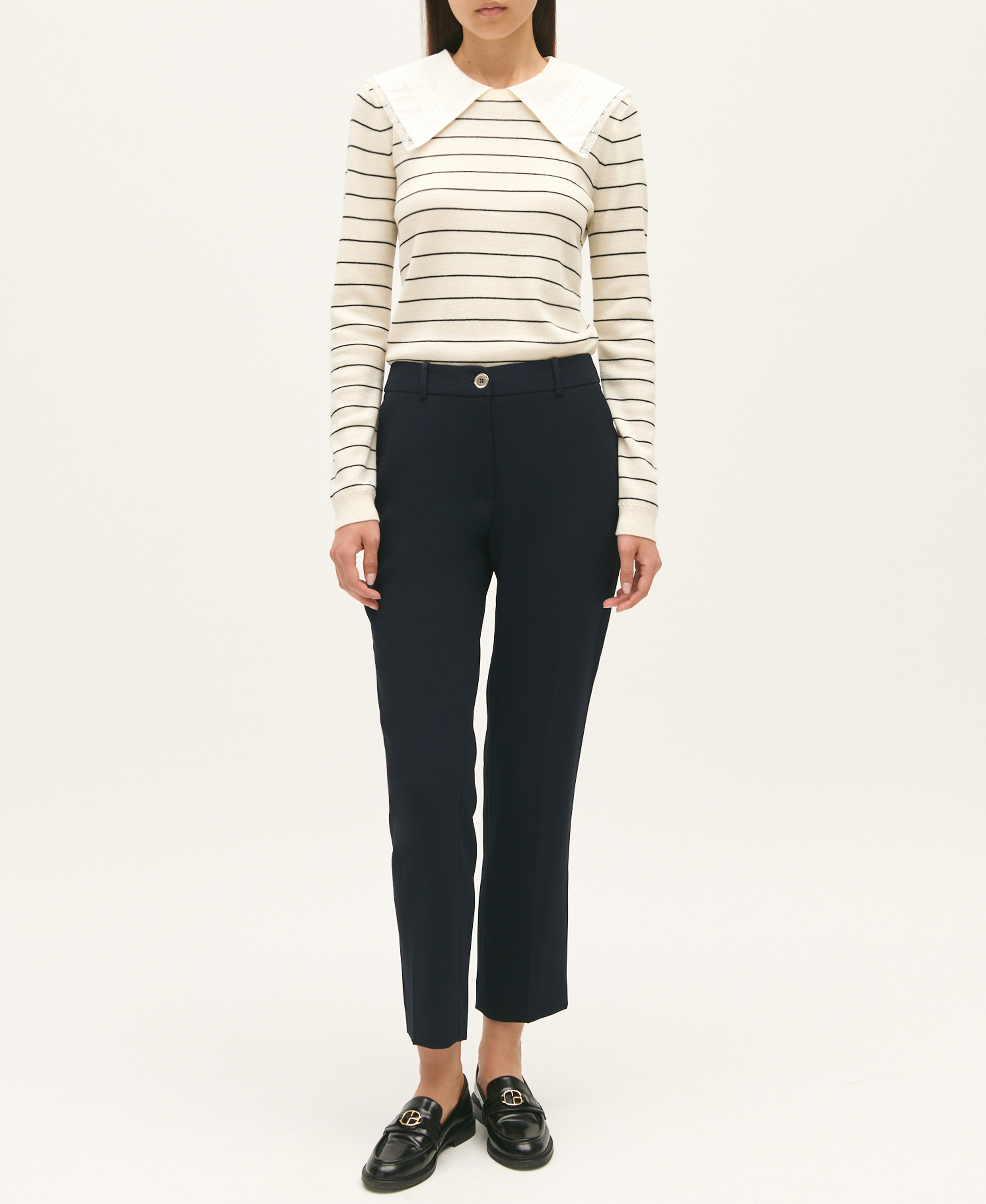 Pantalon droit CLAUDIE PIERLOT Bleu