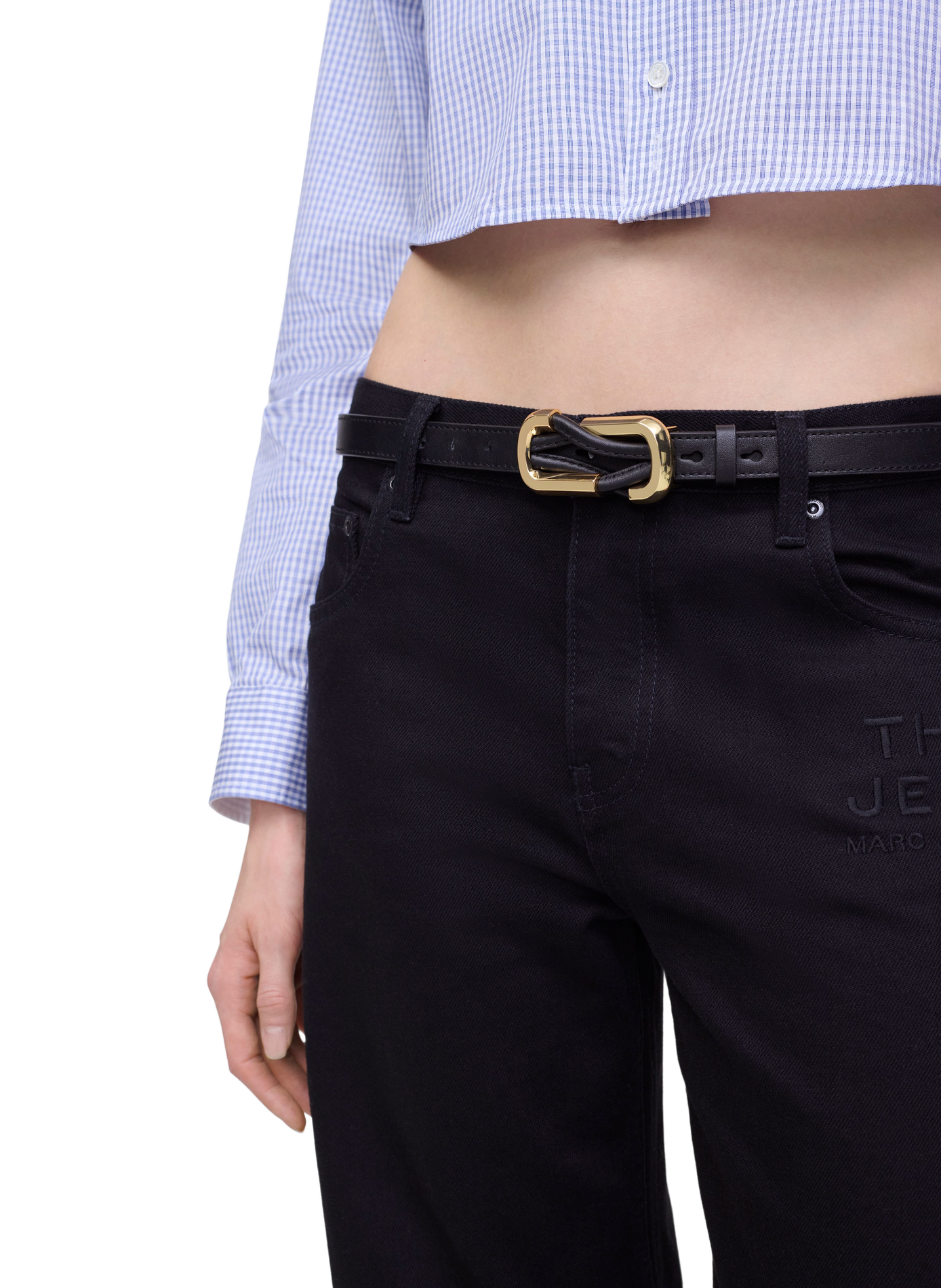 The Dual leather belt MARC JACOBS Multicolour