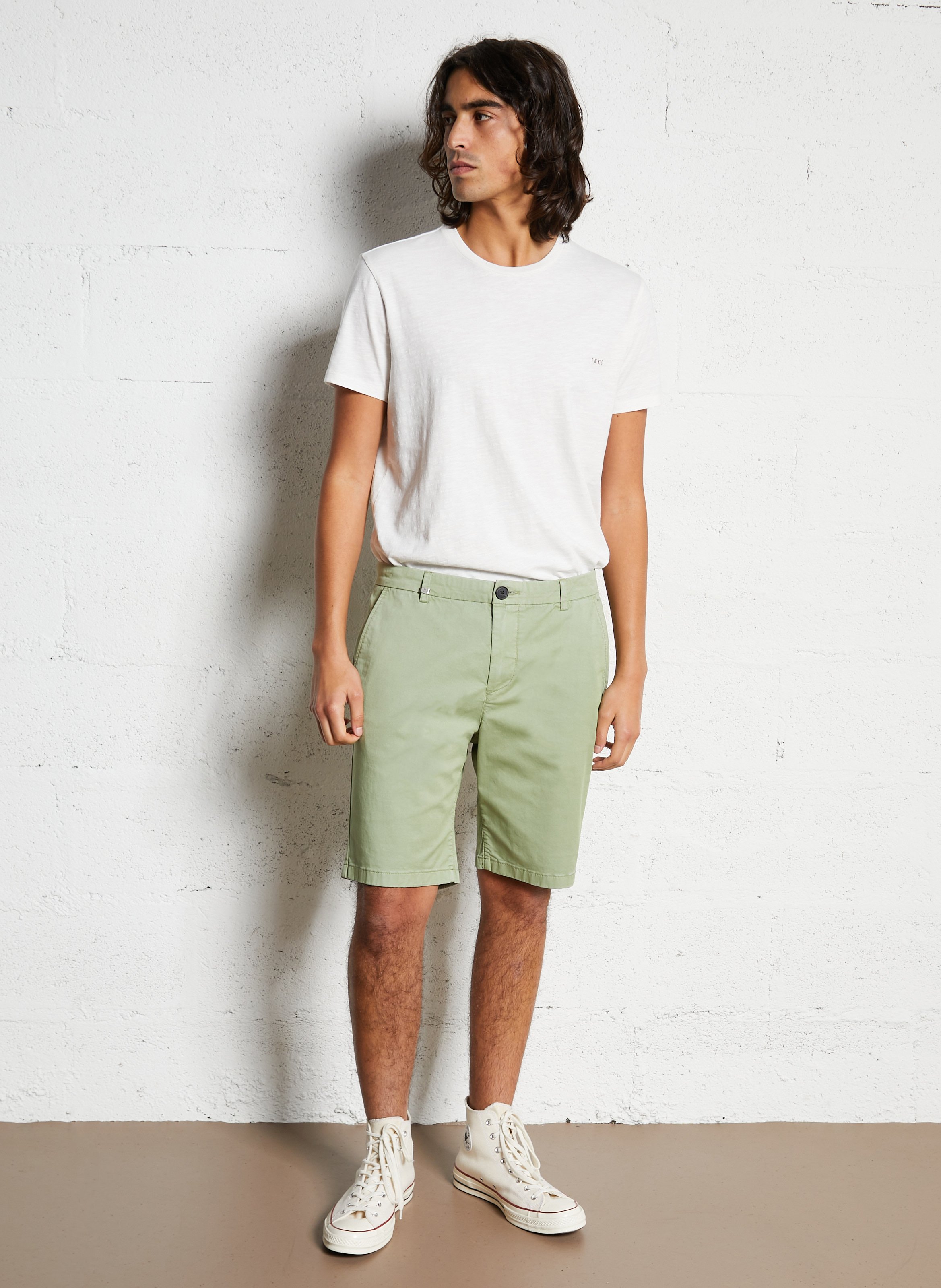 Bermuda en coton IKKS Vert