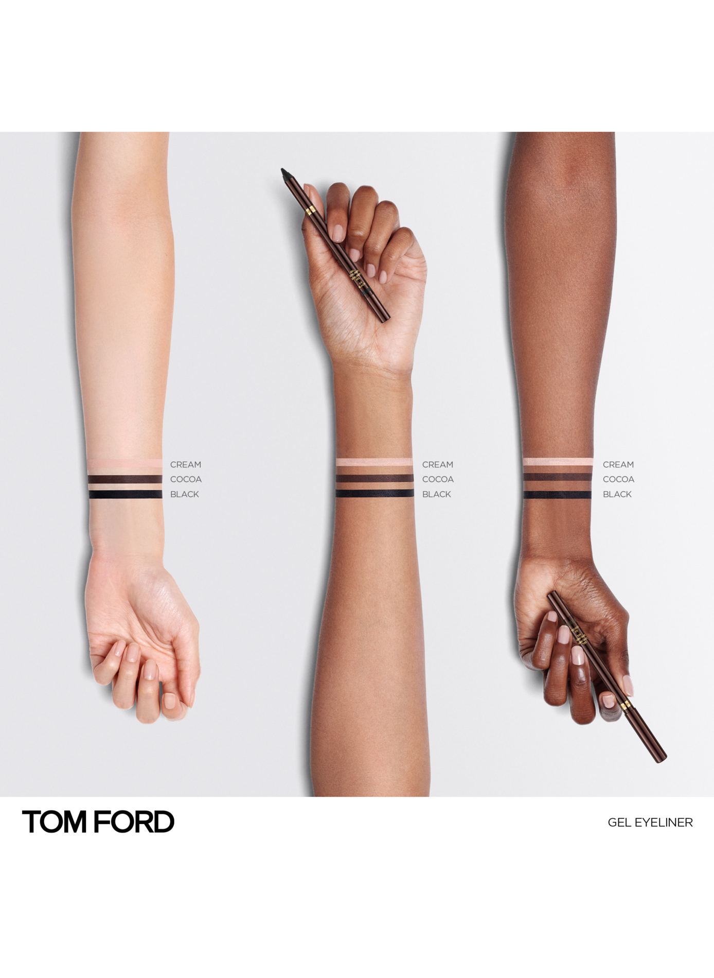 Gel Eyeliner - Oogpotlood TOM FORD 01 - cream