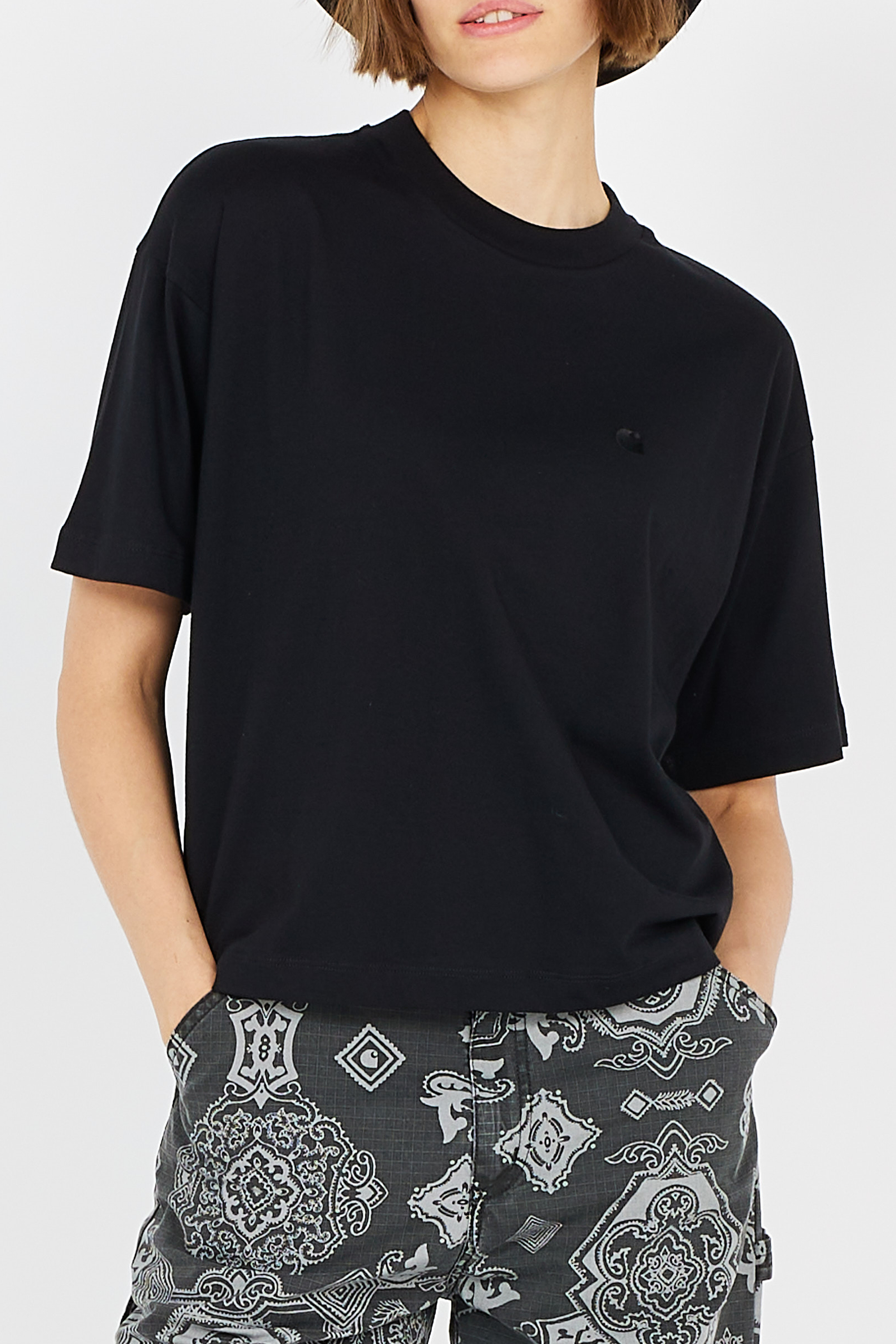 T-shirt Chester en coton | Noir CARHARTT WIP Femme