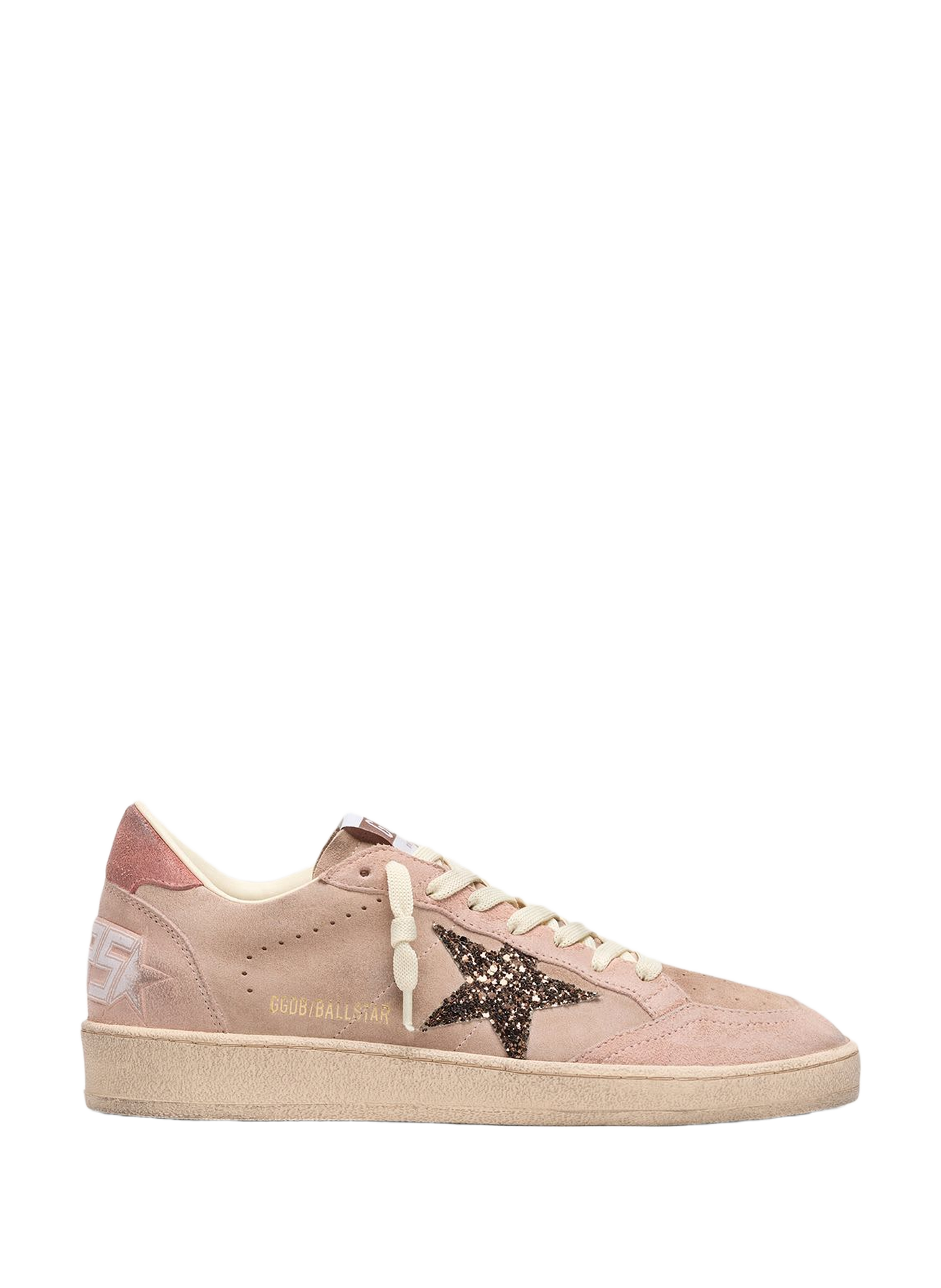 Mixed leather low-top sneakers GOLDEN GOOSE Multicolour