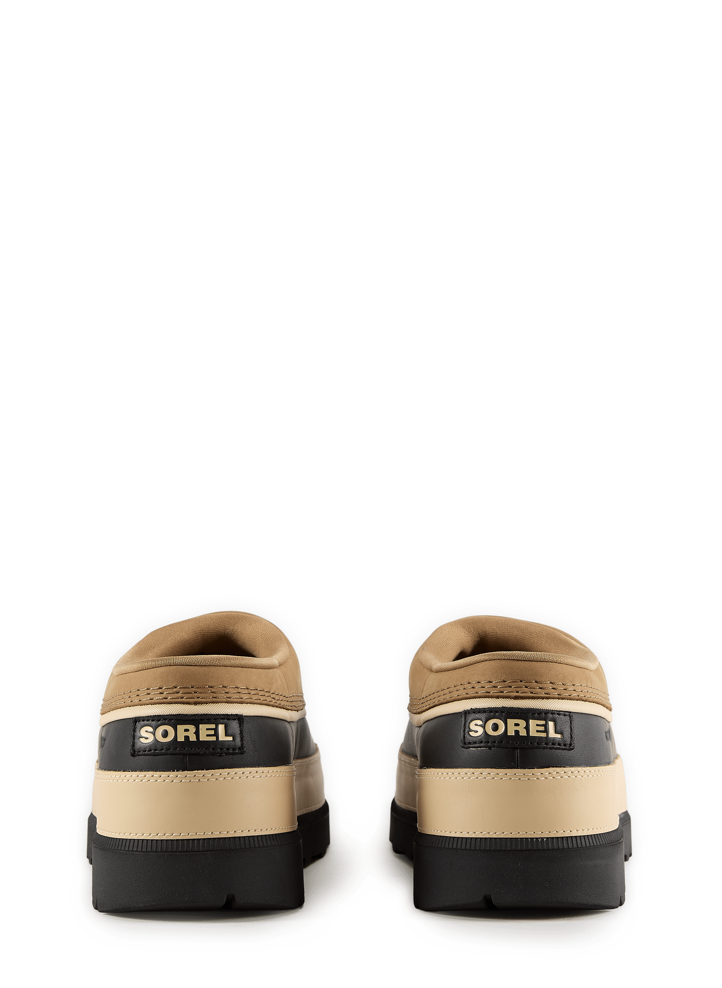Mocassins en cuir mélangé SOREL Marron