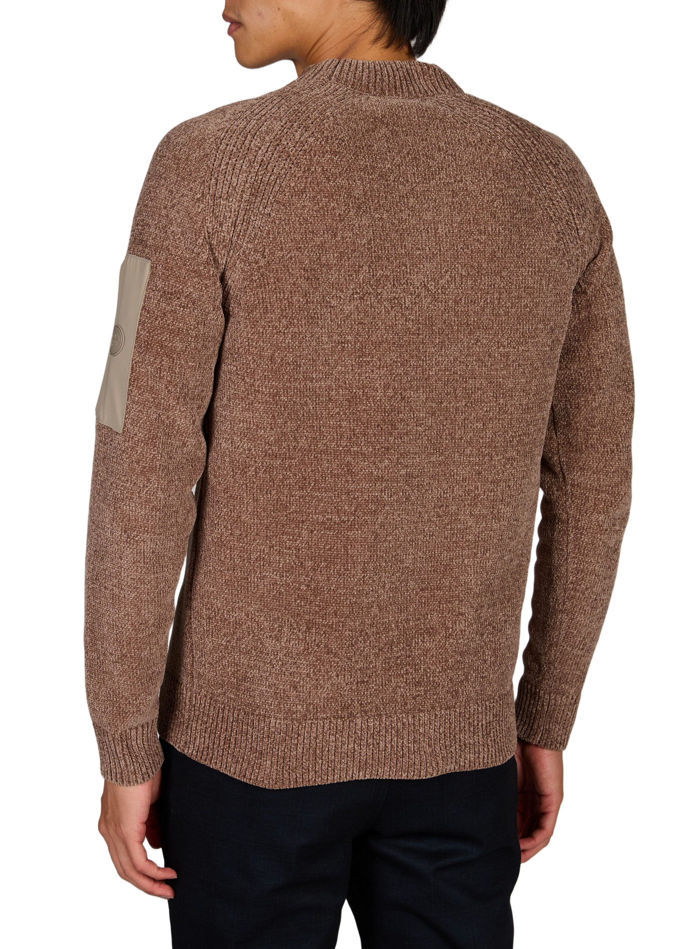 Round neck straight solid color sweater 1789 CALA Beige