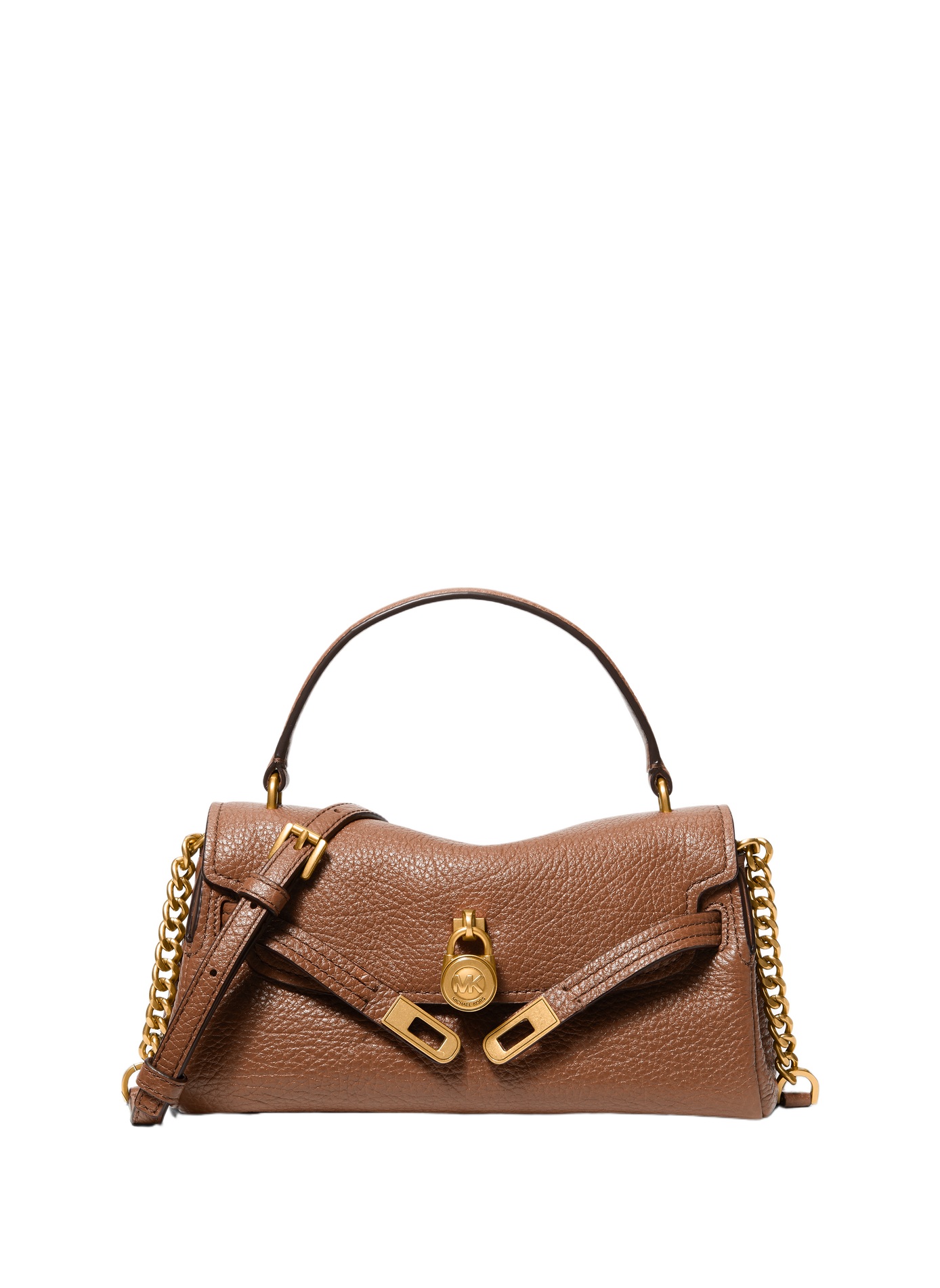 Handtasche aus strukturiertem Leder MICHAEL KORS Braun
