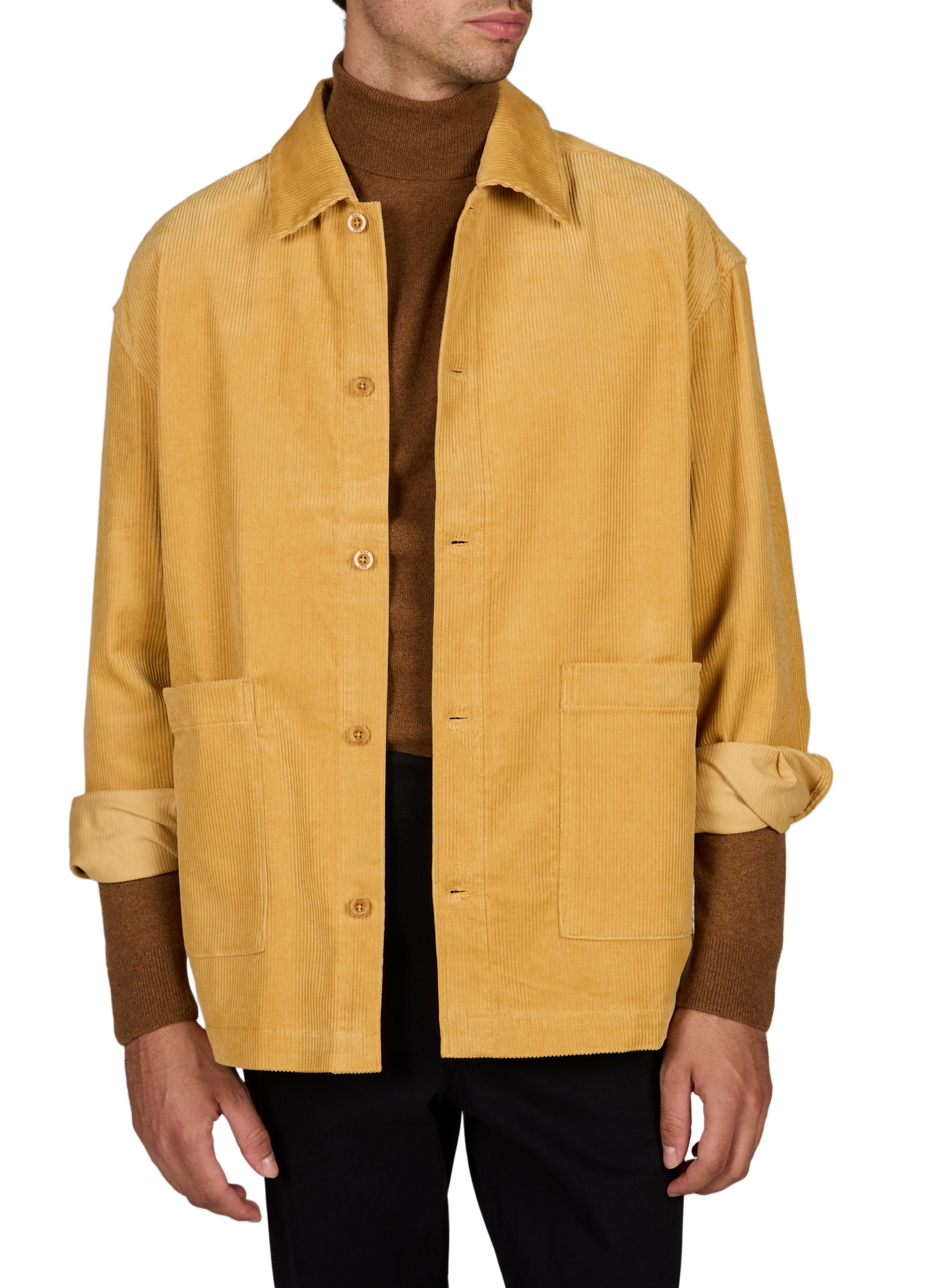 Gerade geschnittene Jacke aus Cordstoff AIGLE Braun