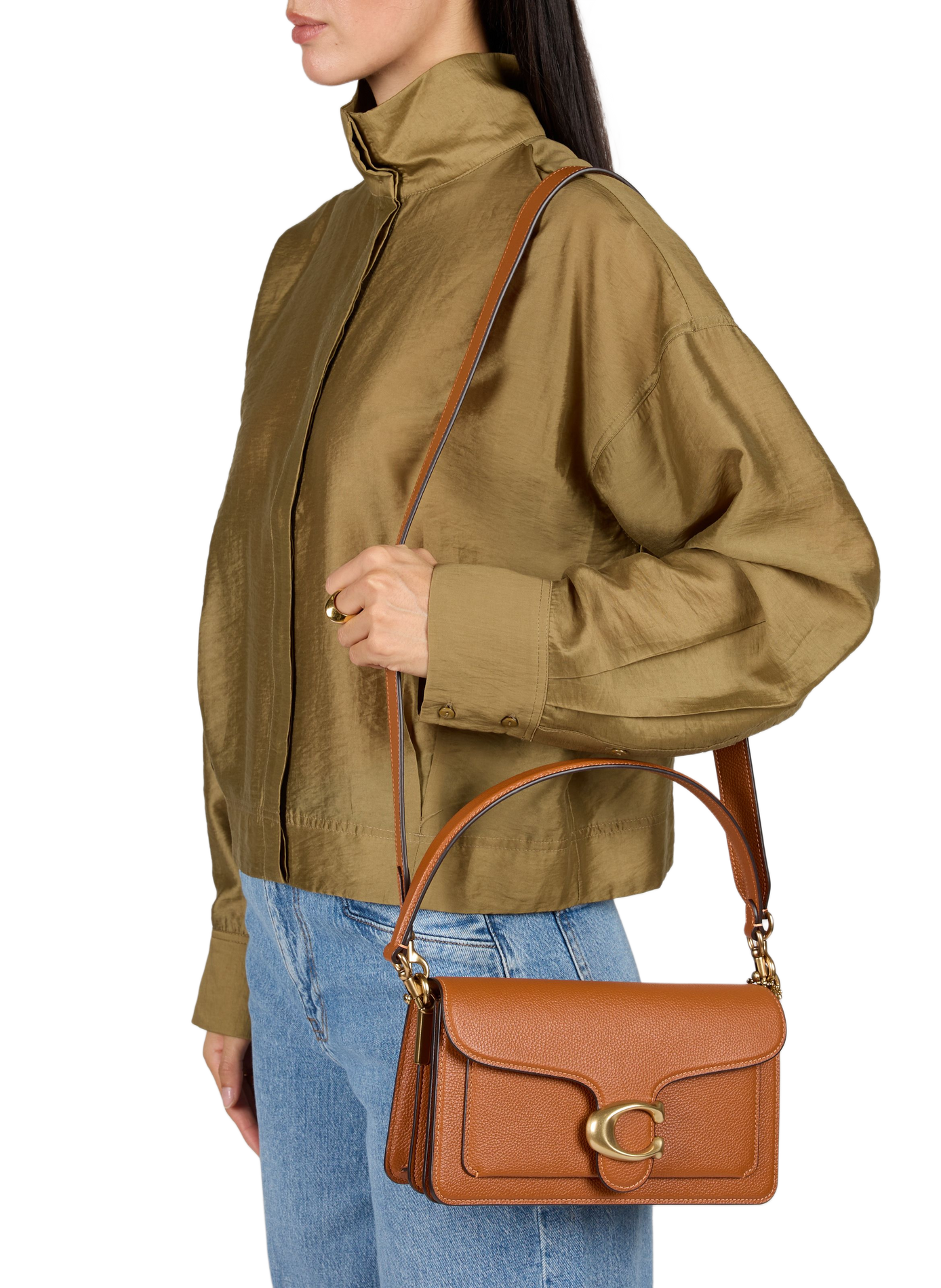 Schultertasche Tabby 26 COACH Braun