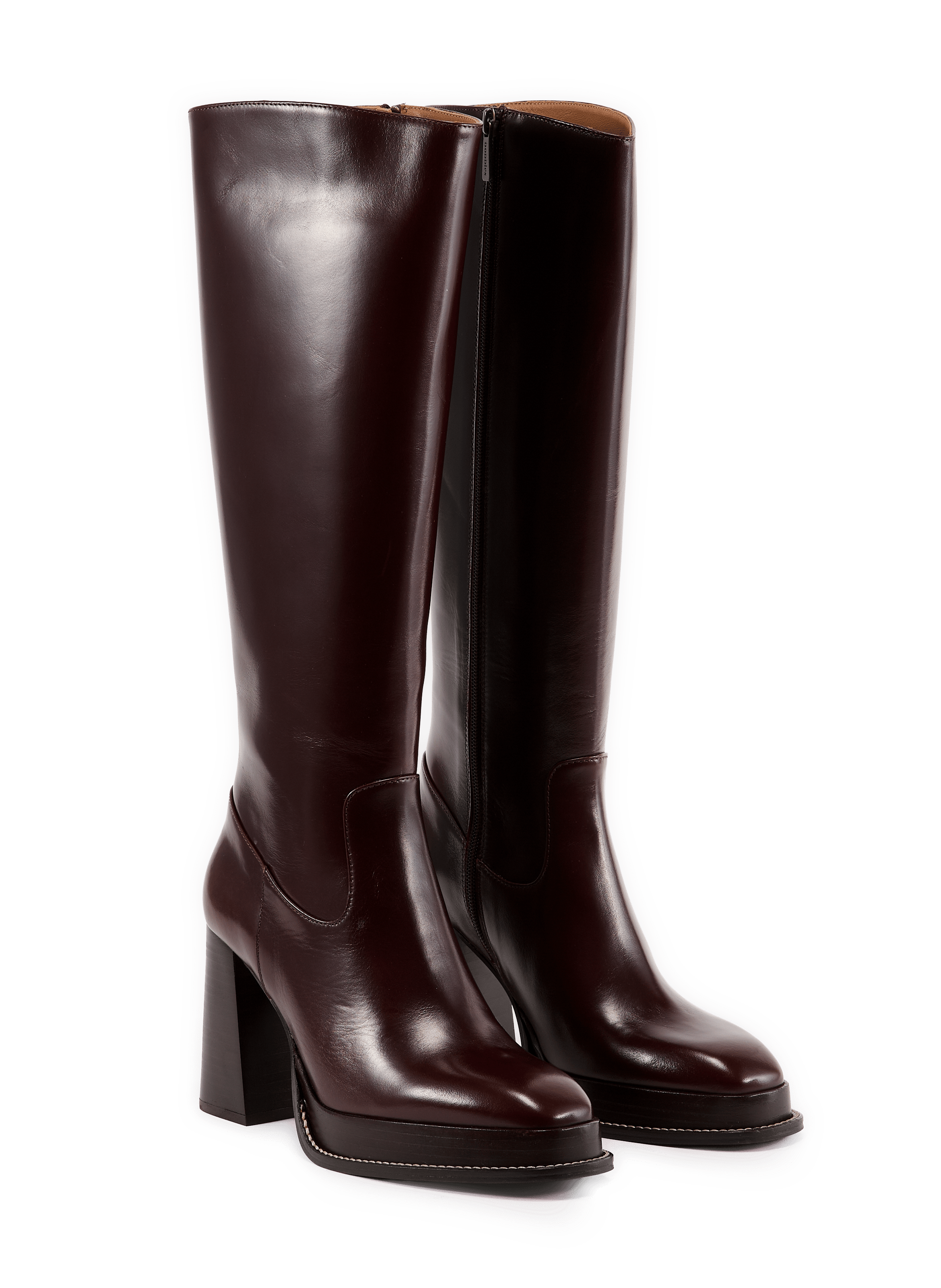 Bottes en cuir BOBBIES Braun