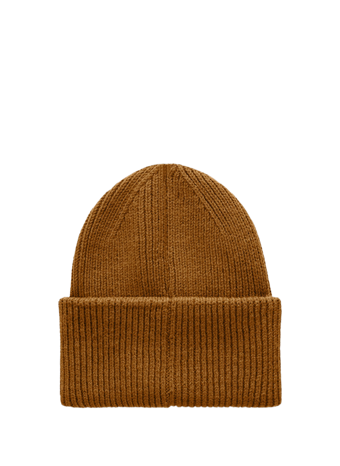 Bonnet à revers brodé en laine mélangée NAPAPIJRI Marron