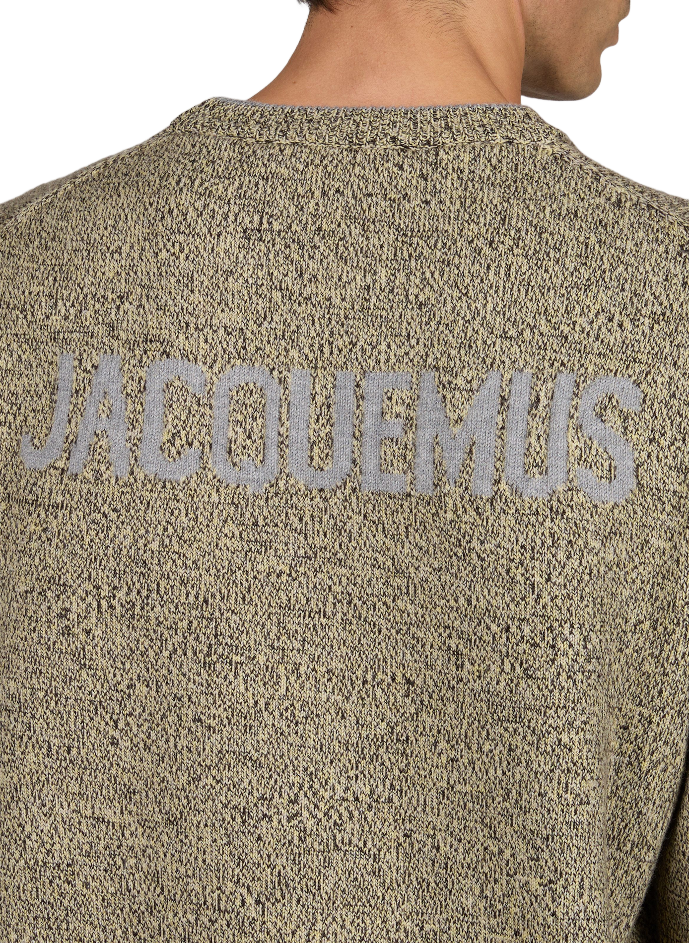 Ruime Moulin-trui met ronde hals van merinowol JACQUEMUS Beige