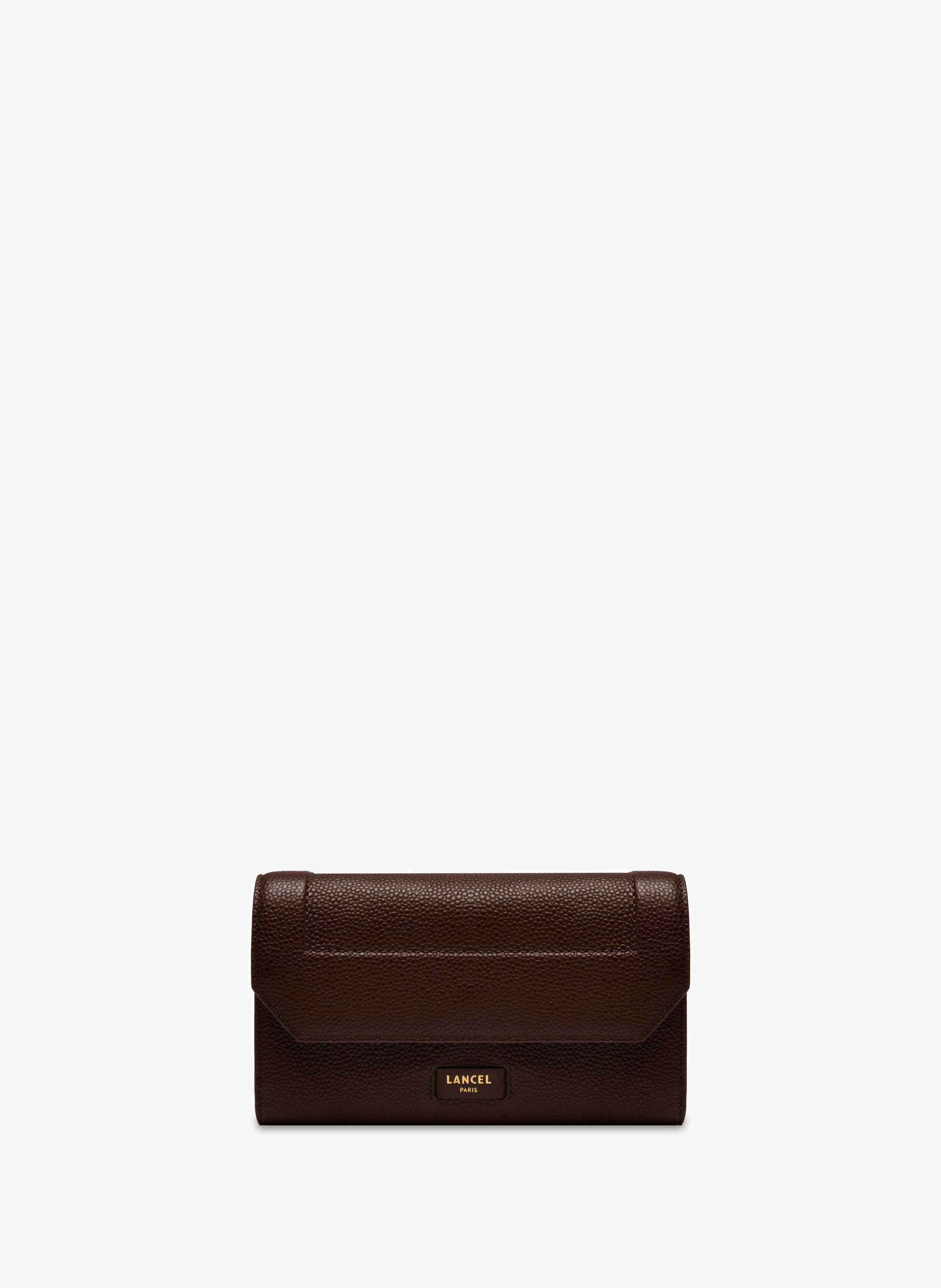 Portefeuille chaîne ninon de lancel en cuir LANCEL Marron