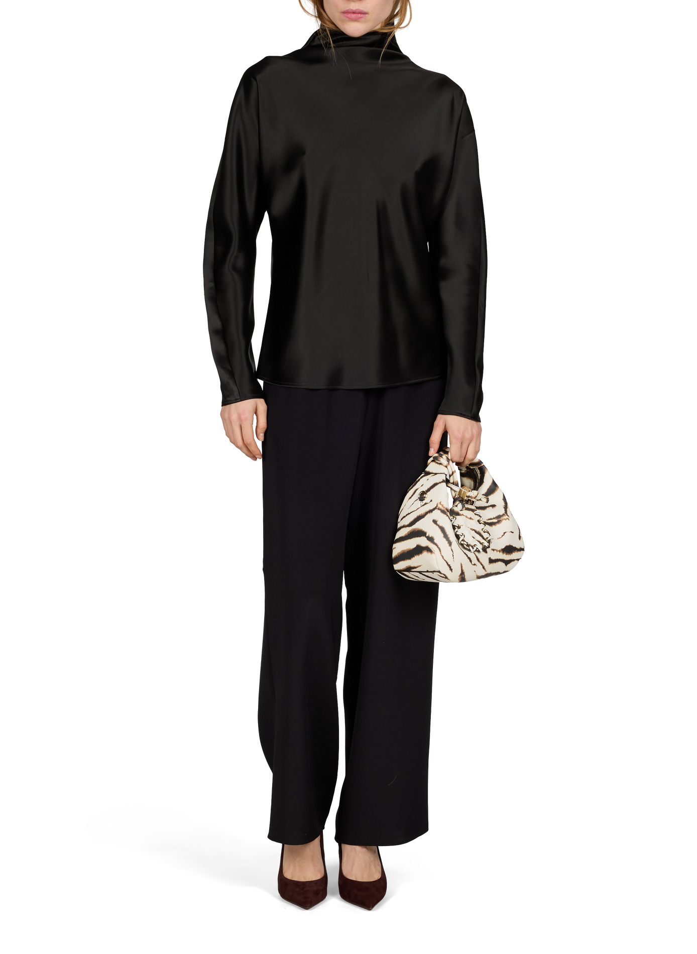 Printed Hobo Handbag GANNI Multicolour