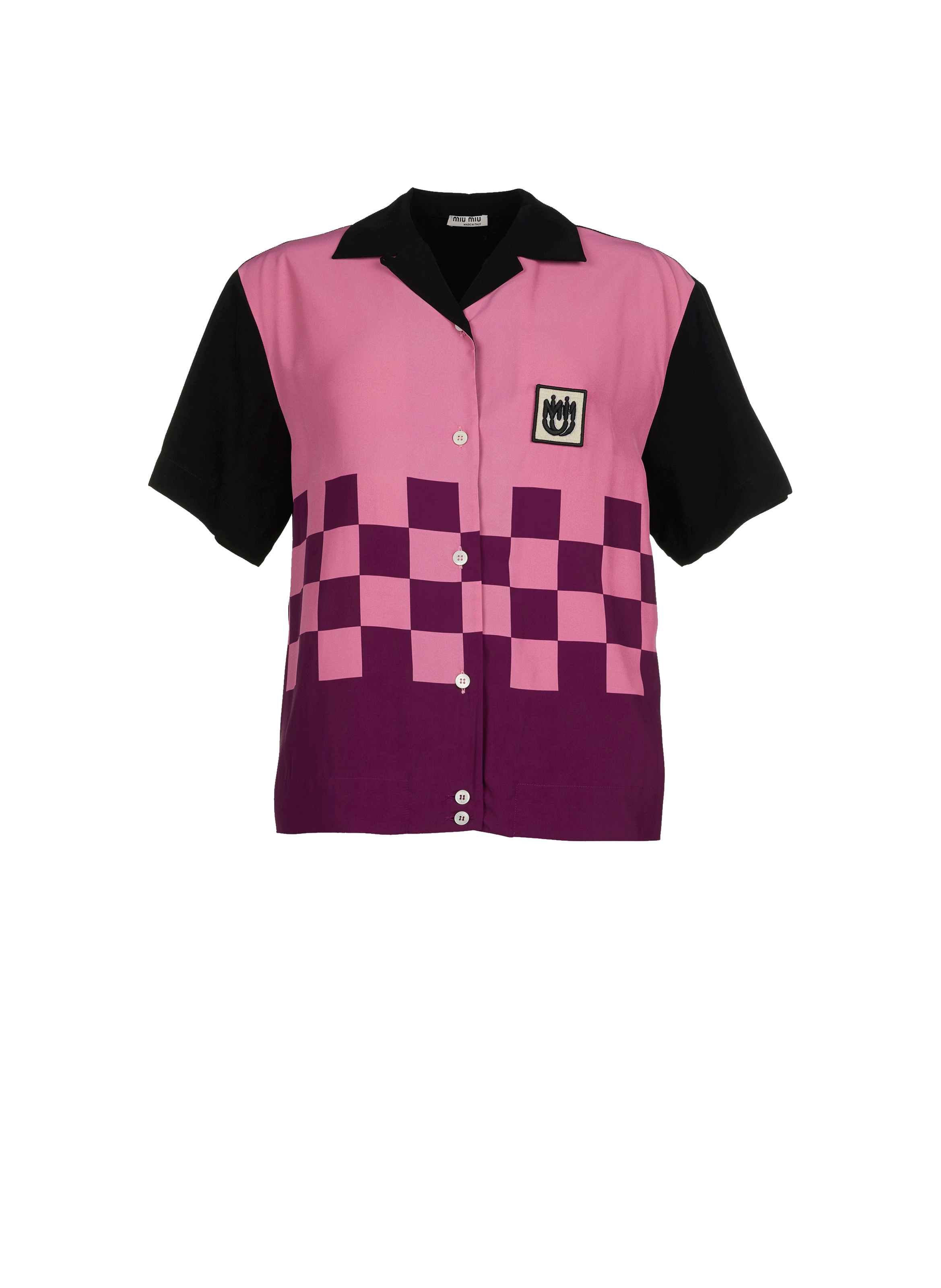 Chemise Damier en pongé