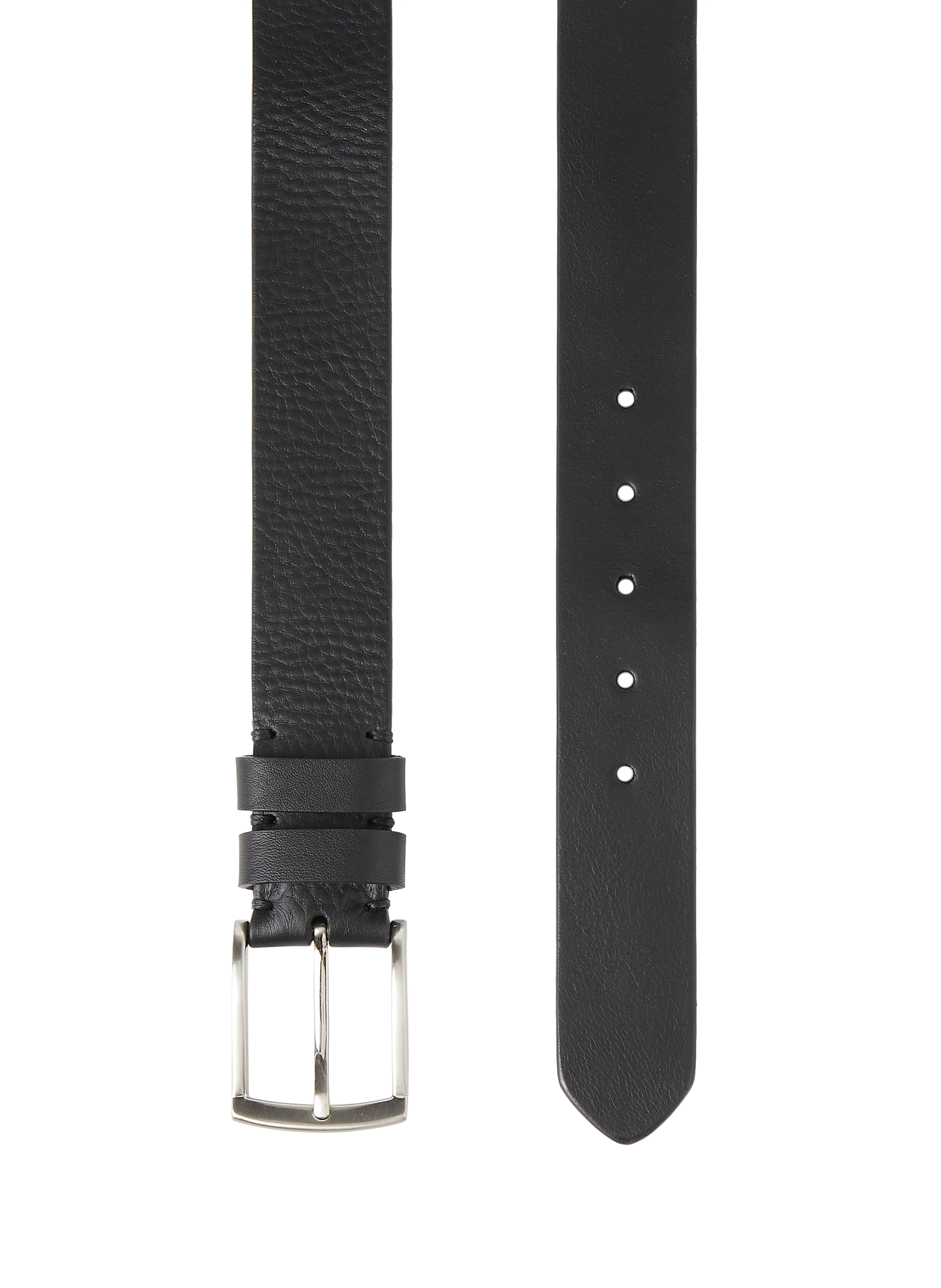 Leather belt AU PRINTEMPS PARIS Black