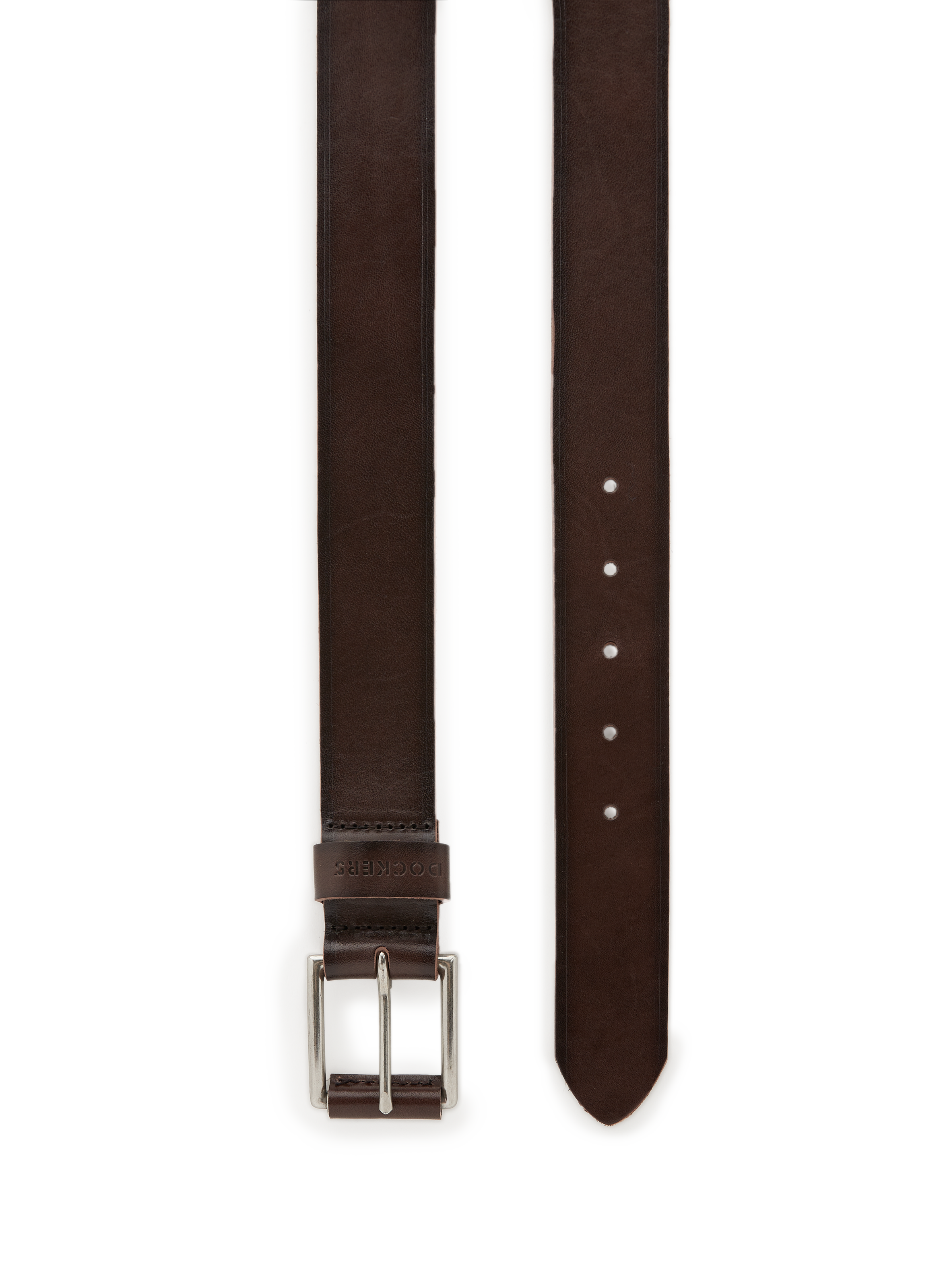 Leather belt DOCKERS Brown