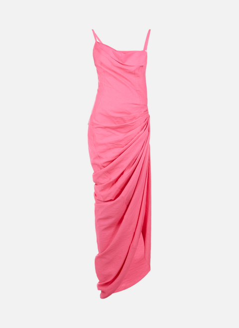 La robe Saudade longue PinkJACQUEMUS 