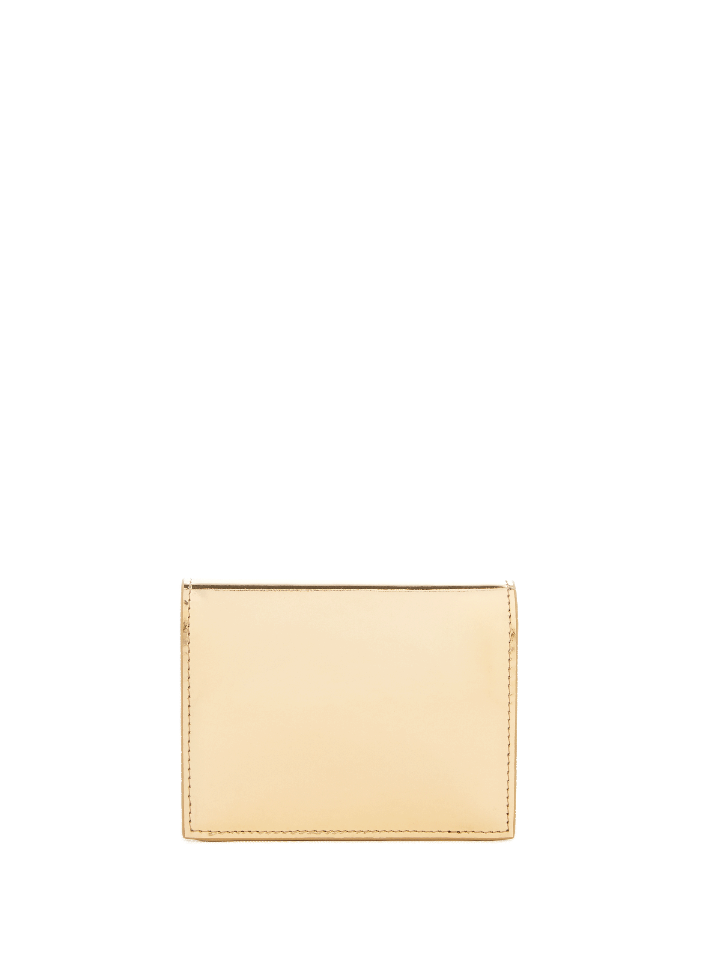 Portefeuille en cuir PRADA Doré