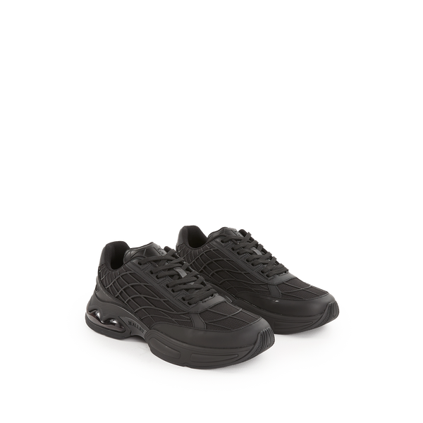 Mallet Leather Trainers In Black