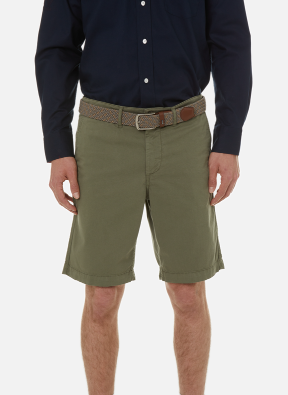 EDEN PARK Plain Bermuda shorts Khaki