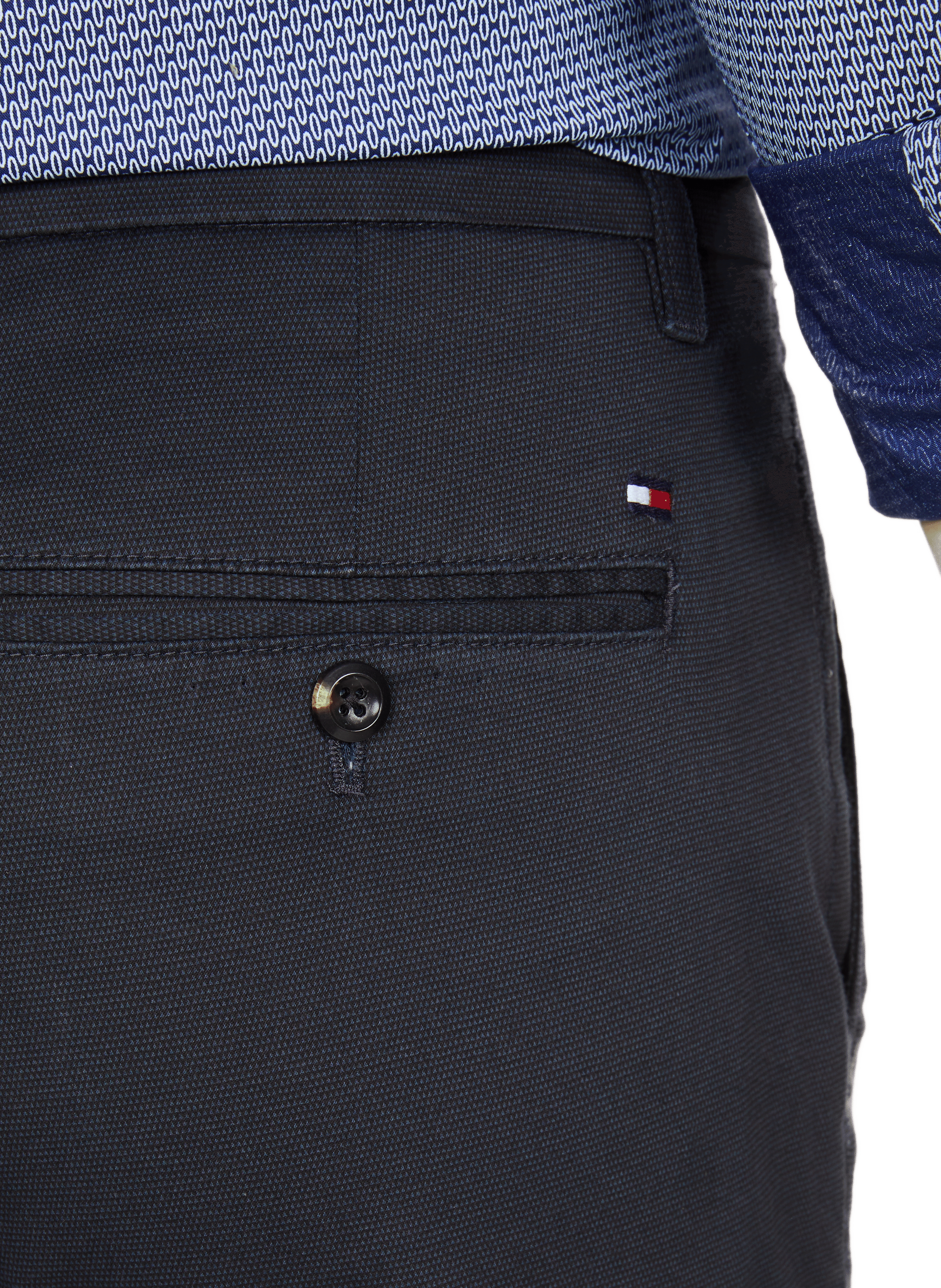 Bedford slim-fit cotton trousers TOMMY HILFIGER Blue