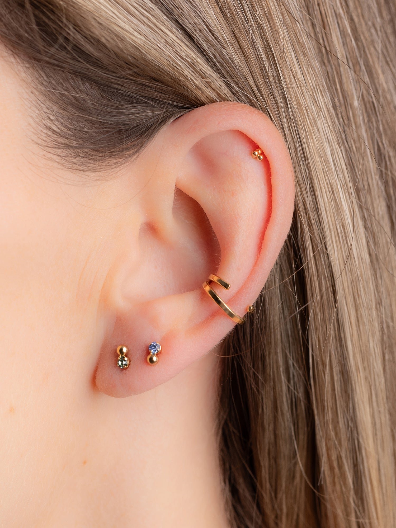 Paire de boucles d'oreilles billy APRIL PLEASE Doré