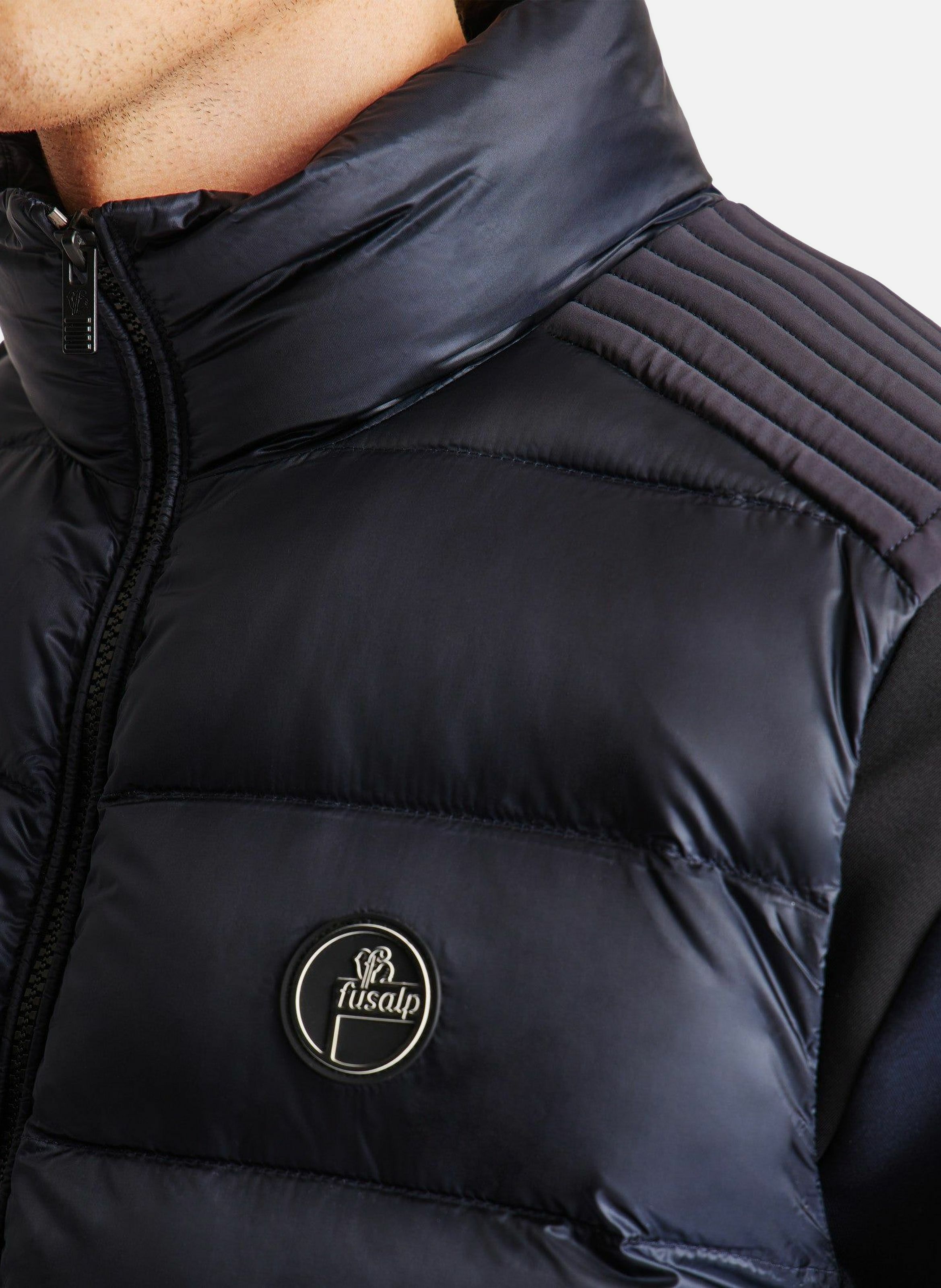 Doudoune sans manches gorvone col montant coupe regular FUSALP Bleu