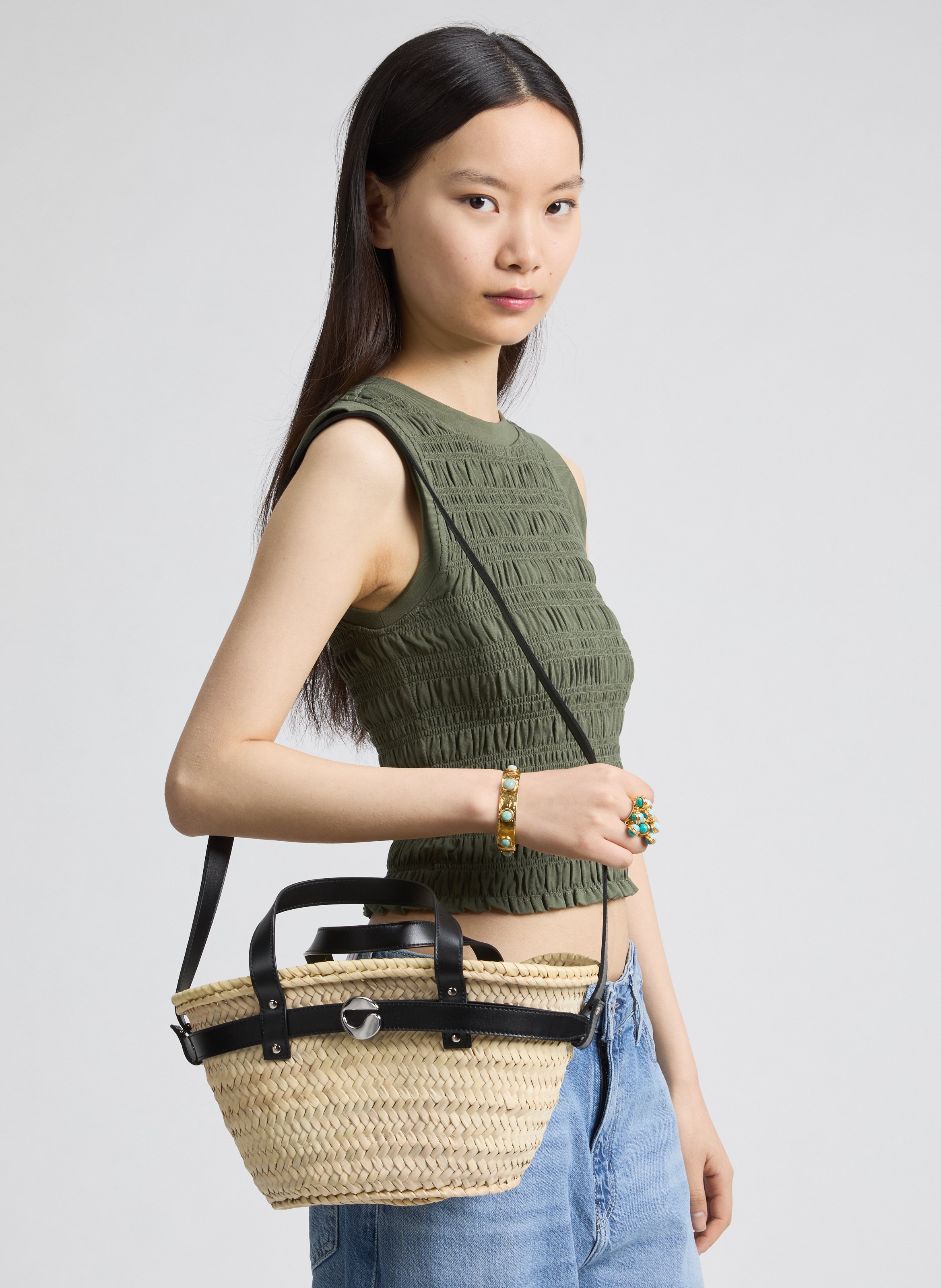 Palm Mini Basket COPERNI Beige