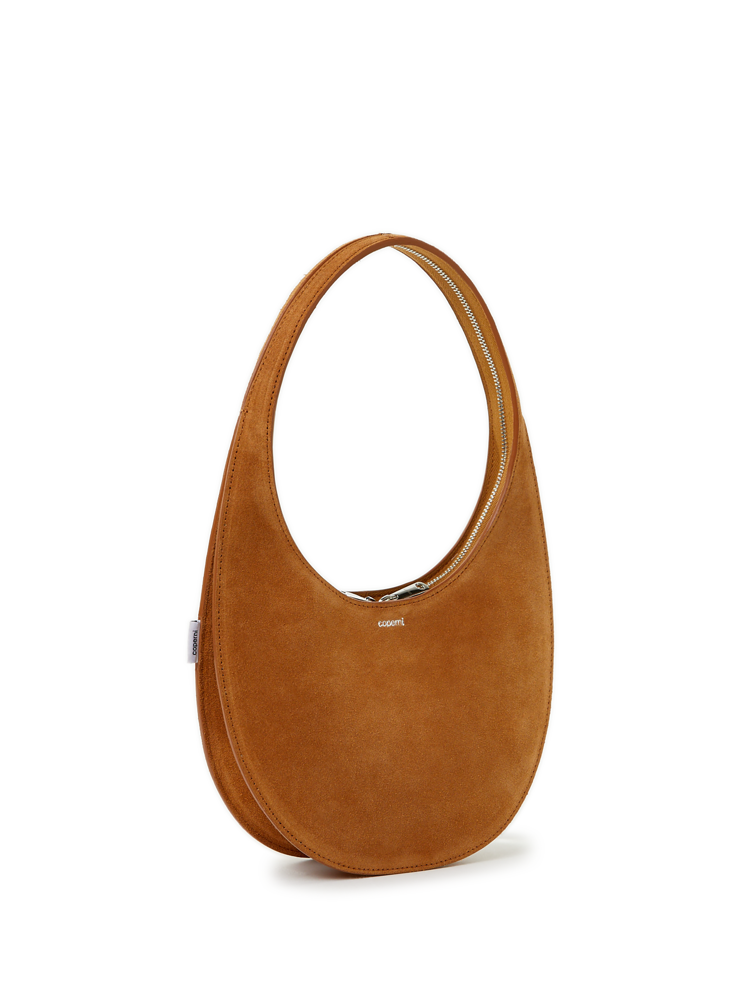 Suede Double Mini Swipe Handbag COPERNI Brown