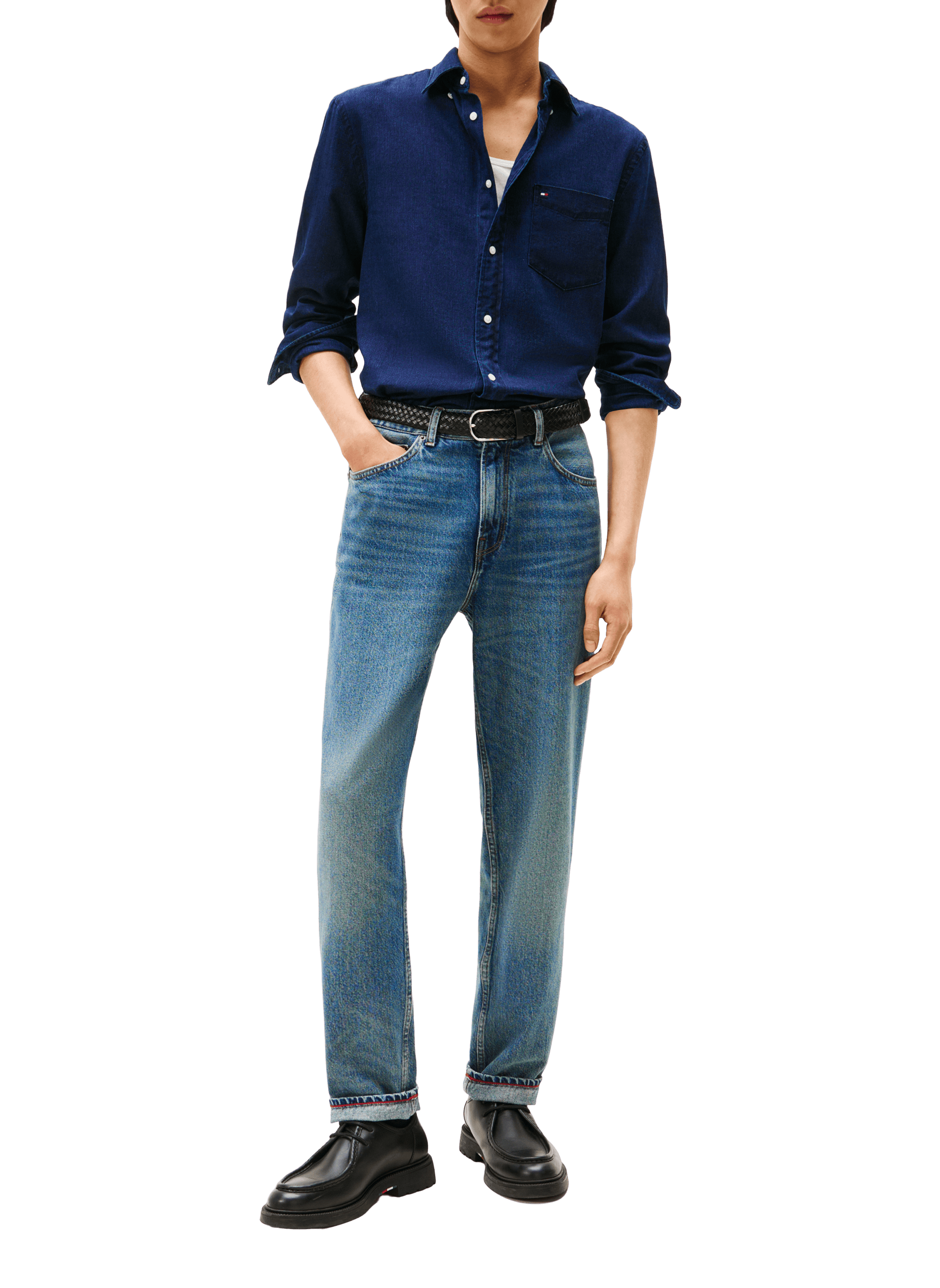  Cotton shirt TOMMY HILFIGER Blue