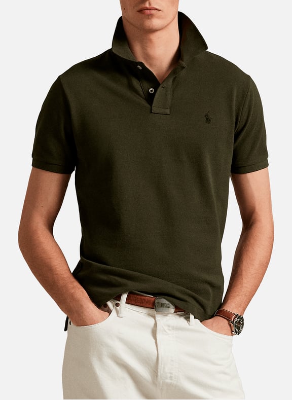 Cotton polo shirt Green by POLO RALPH LAUREN POLO RALPH LAUREN Cotton polo shirt Green